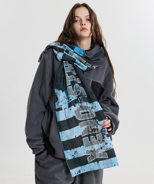 XENO STREET SCARF - 2 COLORS BLACK