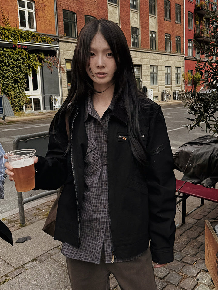 COVE POCKET CHECK SHIRT - 2 COLORS