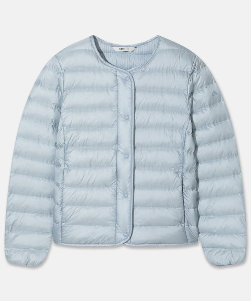 WOMENS LIGHTWEIGHT LUXE DOWN JACKET - 3 COLORS GREY