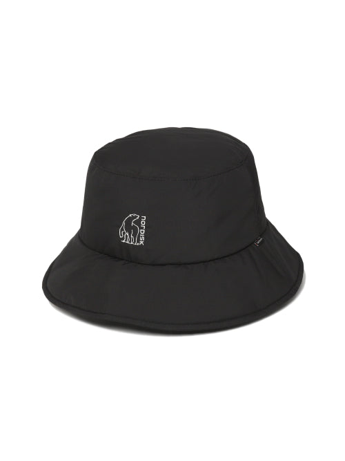 HYGGE HIKE CRYSTAL DOWN EARFLAP BUCKET HAT - 2 COLORS BLACK