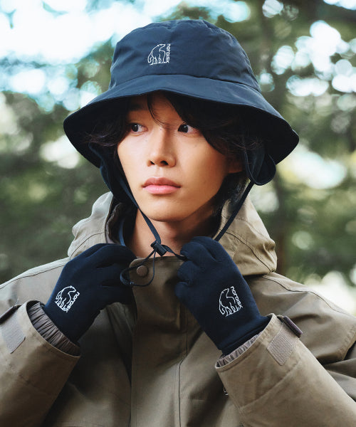 HYGGE HIKE CRYSTAL DOWN EARFLAP BUCKET HAT - 2 COLORS BLACK
