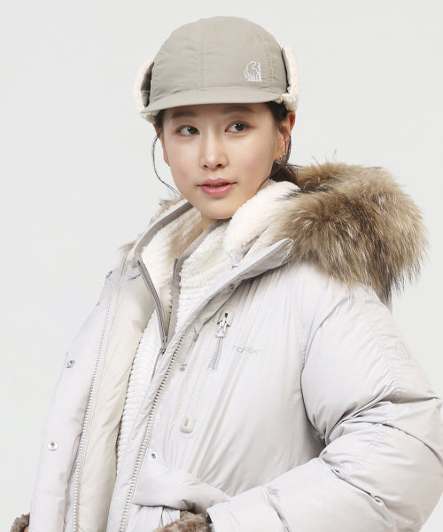 HYGGE HIKE EARFLAP CAP - 2 COLORS LIGHT GREY