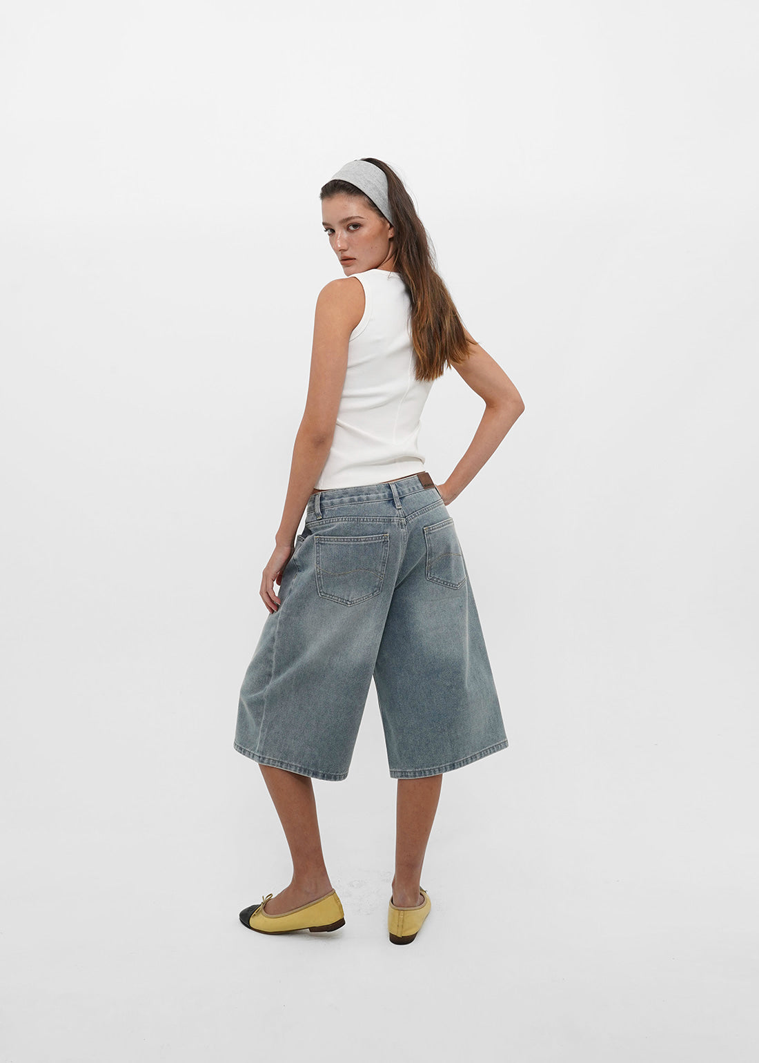 VINTAGE BERMUDA JEANS 1
