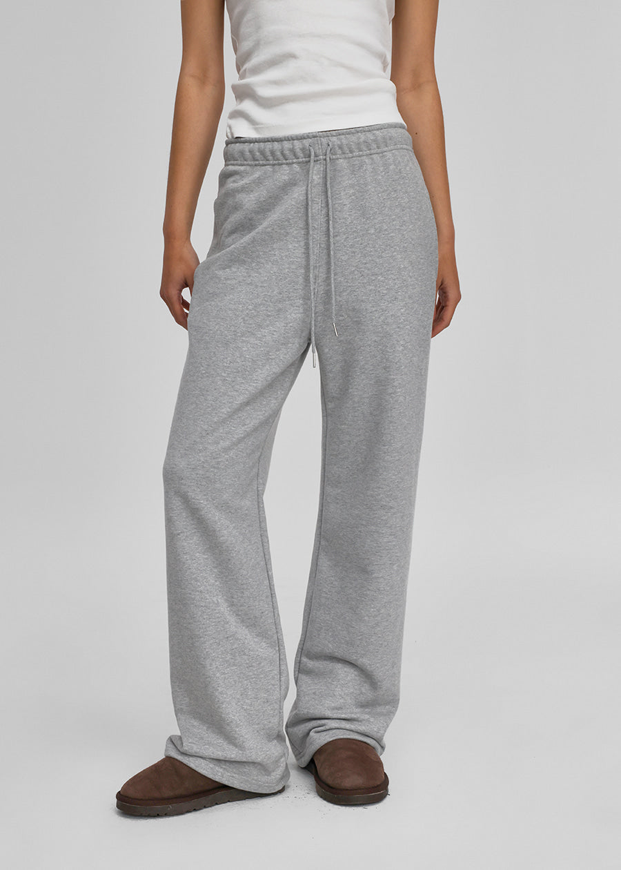 HEAVY COTTON STRAIGHT BANDED PANTS - 2 COLORS 1