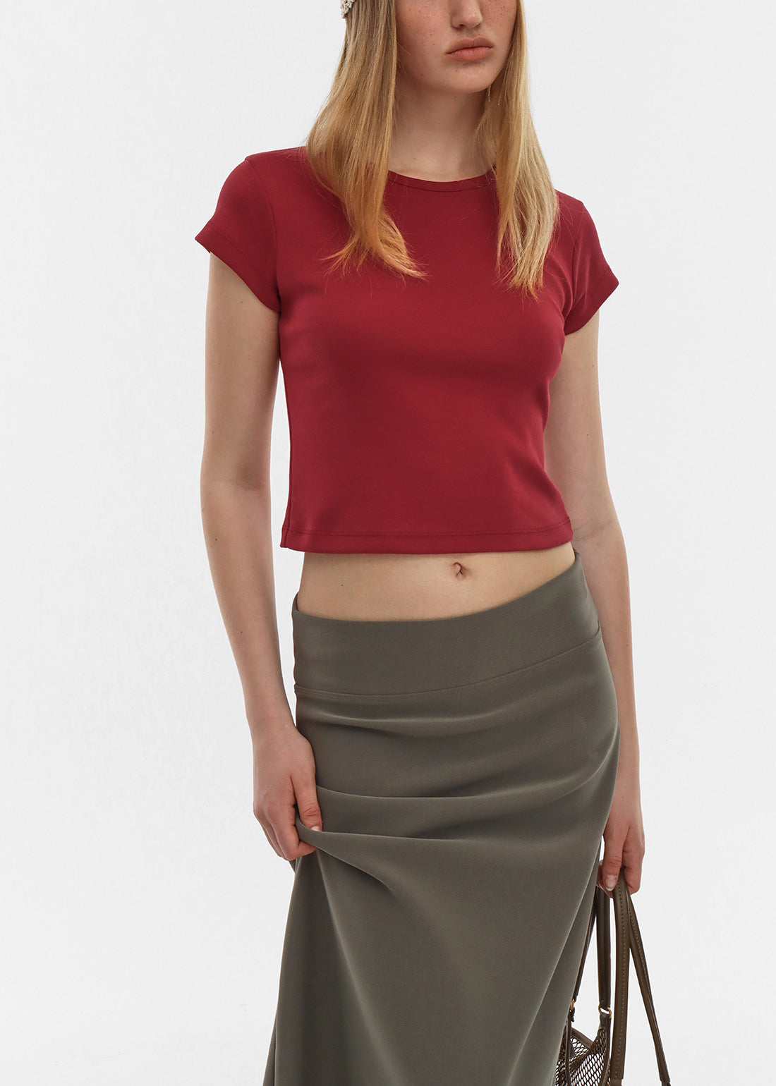 COOL STANDARD ROUND CROP SHORT SLEEVE TEE 9