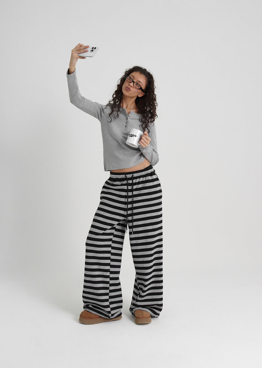 LIGHT STANDARD HENLEY NECK LONG SLEEVE TEE 4