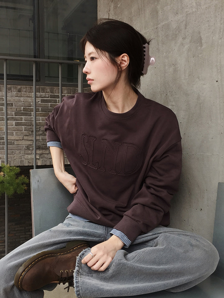 SIGNATURE PATCH SWEATSHIRT - 3 COLORS