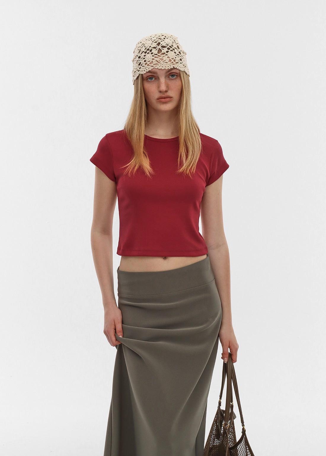 COOL STANDARD ROUND CROP SHORT SLEEVE TEE 7