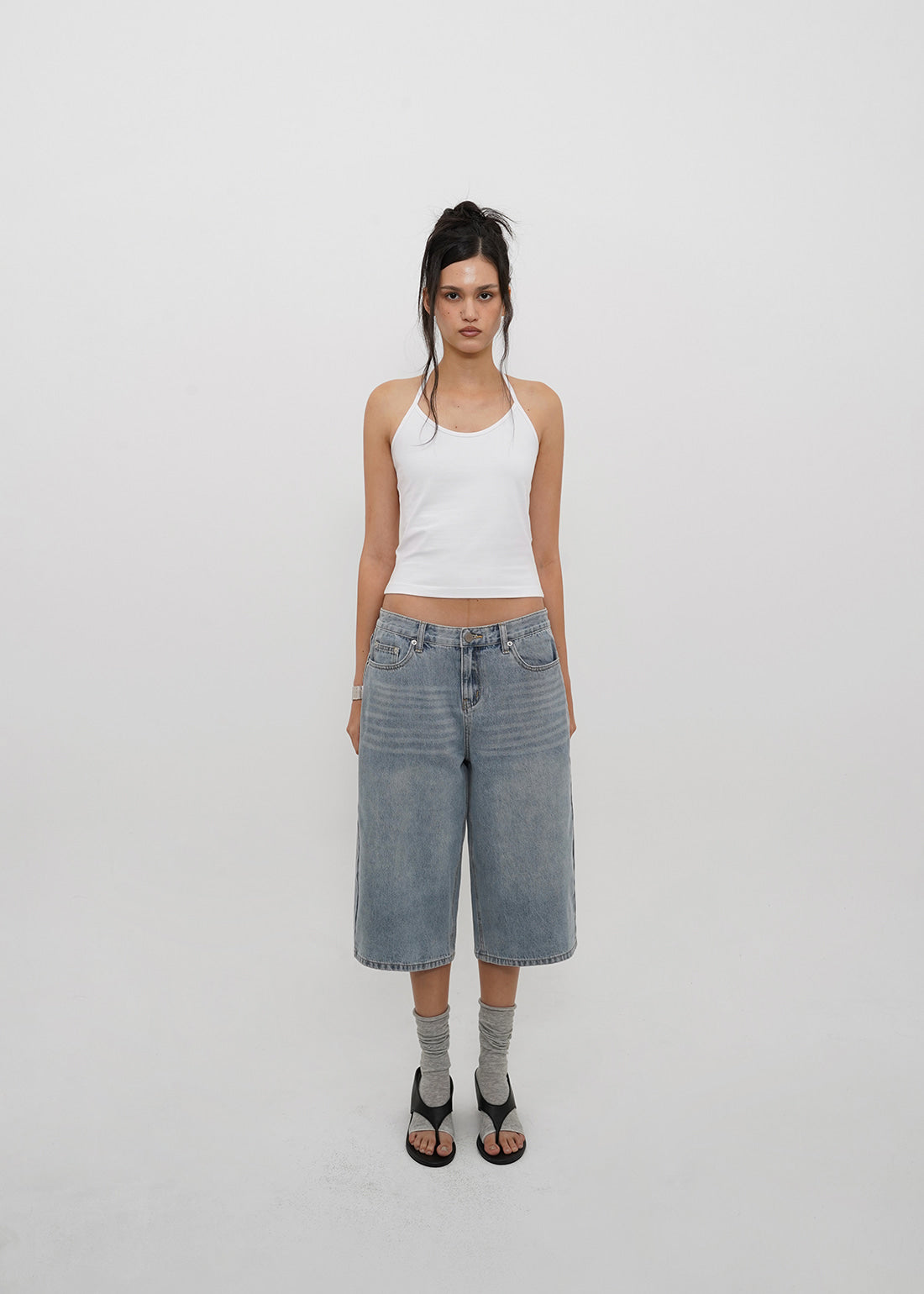 SUMMER WASHING BERMUDA JEANS 3