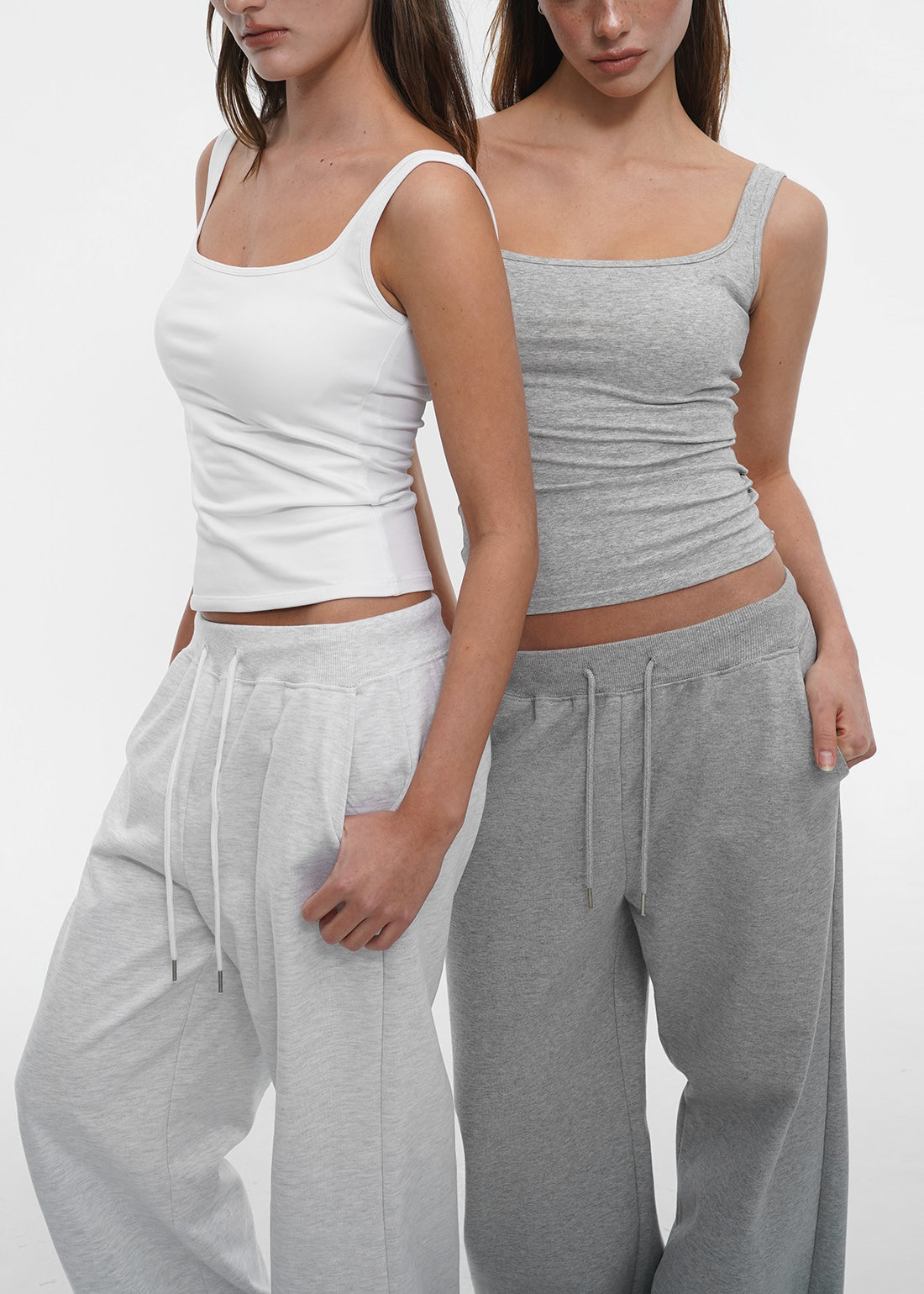 BASIC COTTON SPAN SQUARE NECK TANK 6