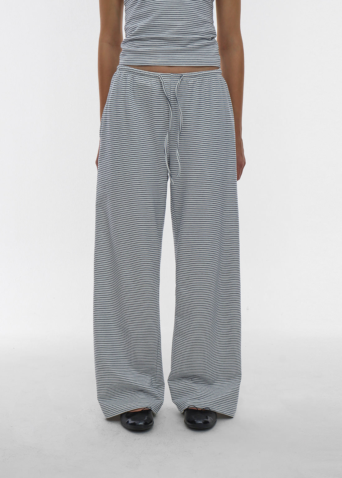 STRIPE WIDE BANDED PANTS - 3 COLORS 2