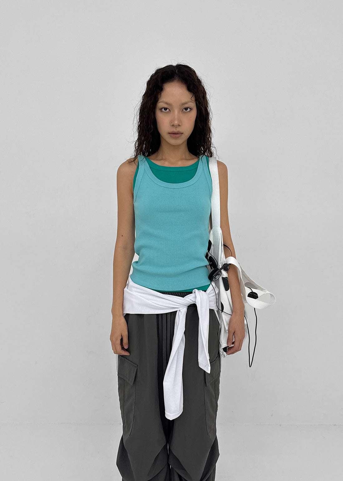 U-NECK RIBBED TANK - 7 COLORS 8