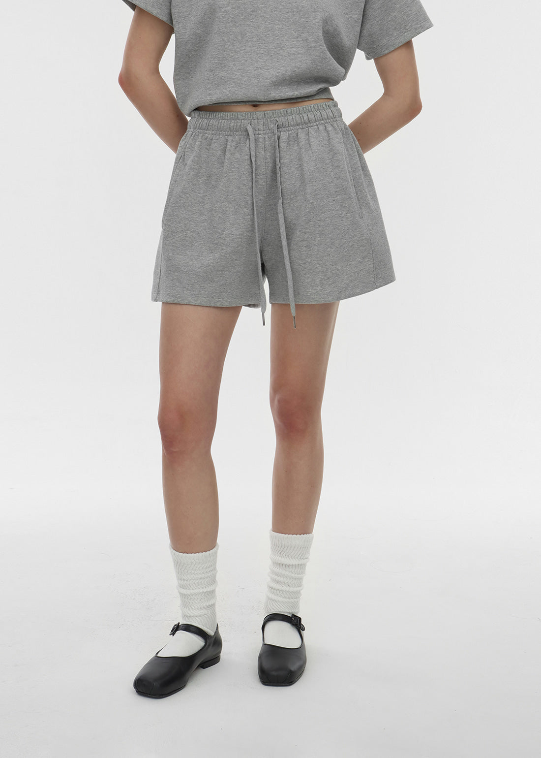 AIR SWEAT CROPPED BANDED PANTS - 4 COLORS 6