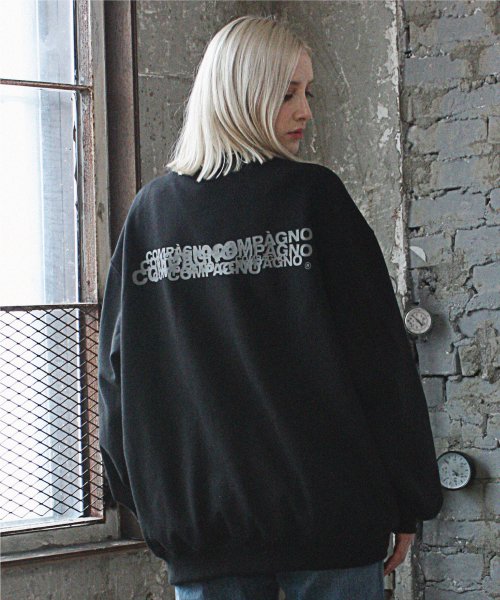 MTM CPN LOGO EMBROIDERY SWEATSHIRT - 5 COLORS BLACK