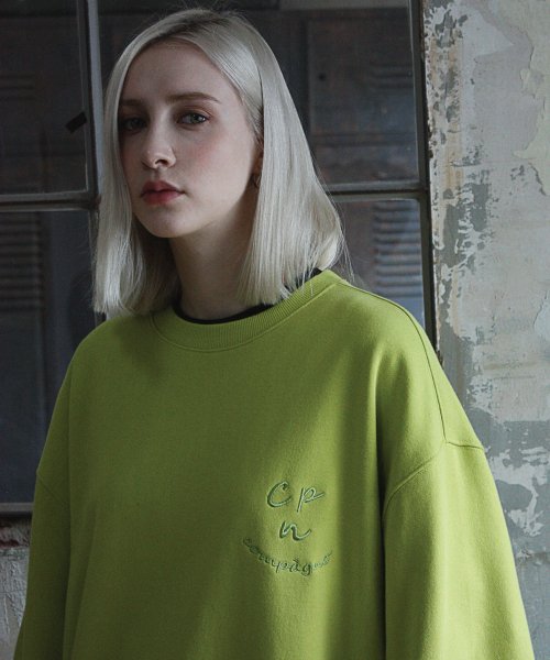 MTM CPN LOGO EMBROIDERY SWEATSHIRT - 5 COLORS YELLOW