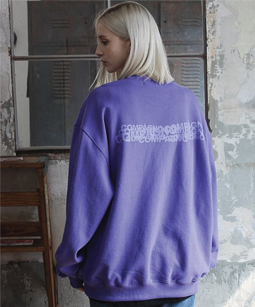 MTM CPN LOGO EMBROIDERY SWEATSHIRT - 5 COLORS PURPLE