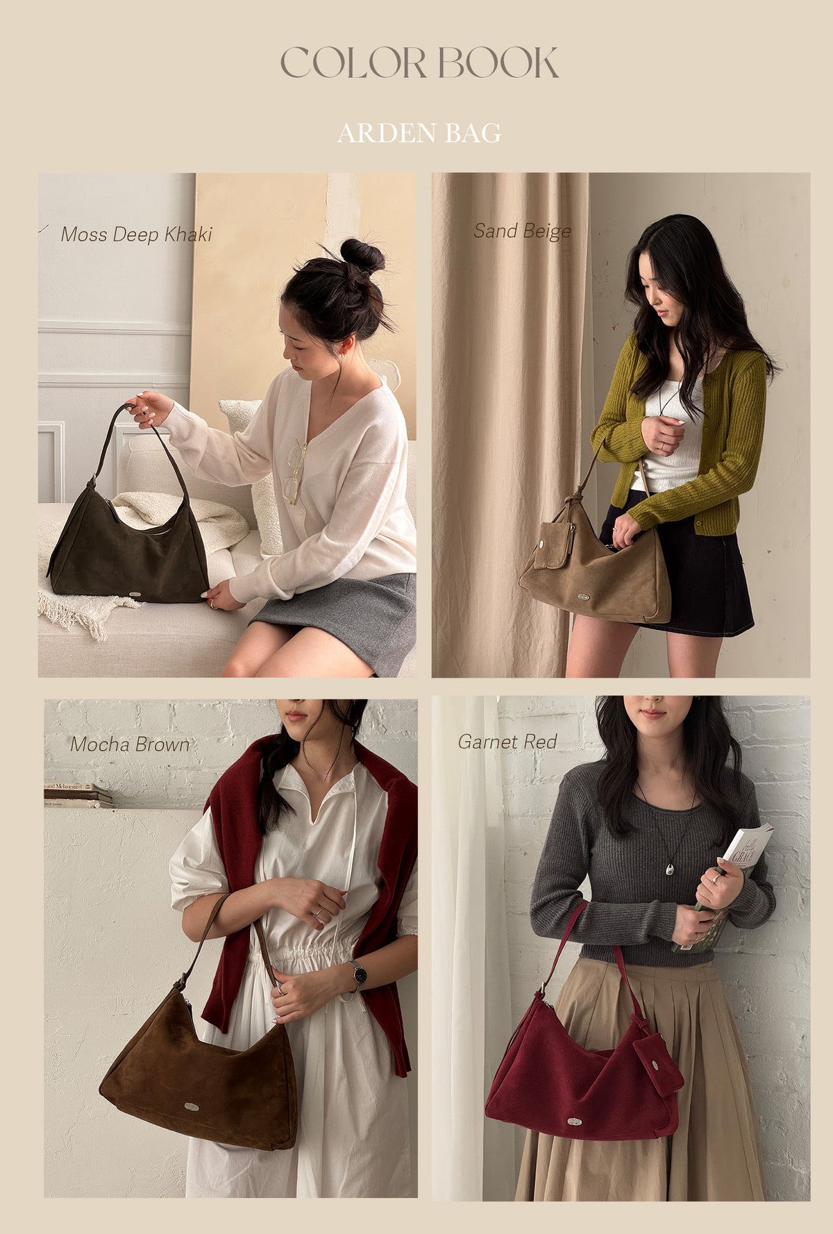ARDEN BAG - 6 COLORS