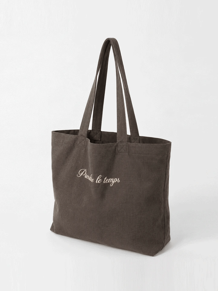LENTO TONE-ON-TONE ECO BAG - 2 COLORS