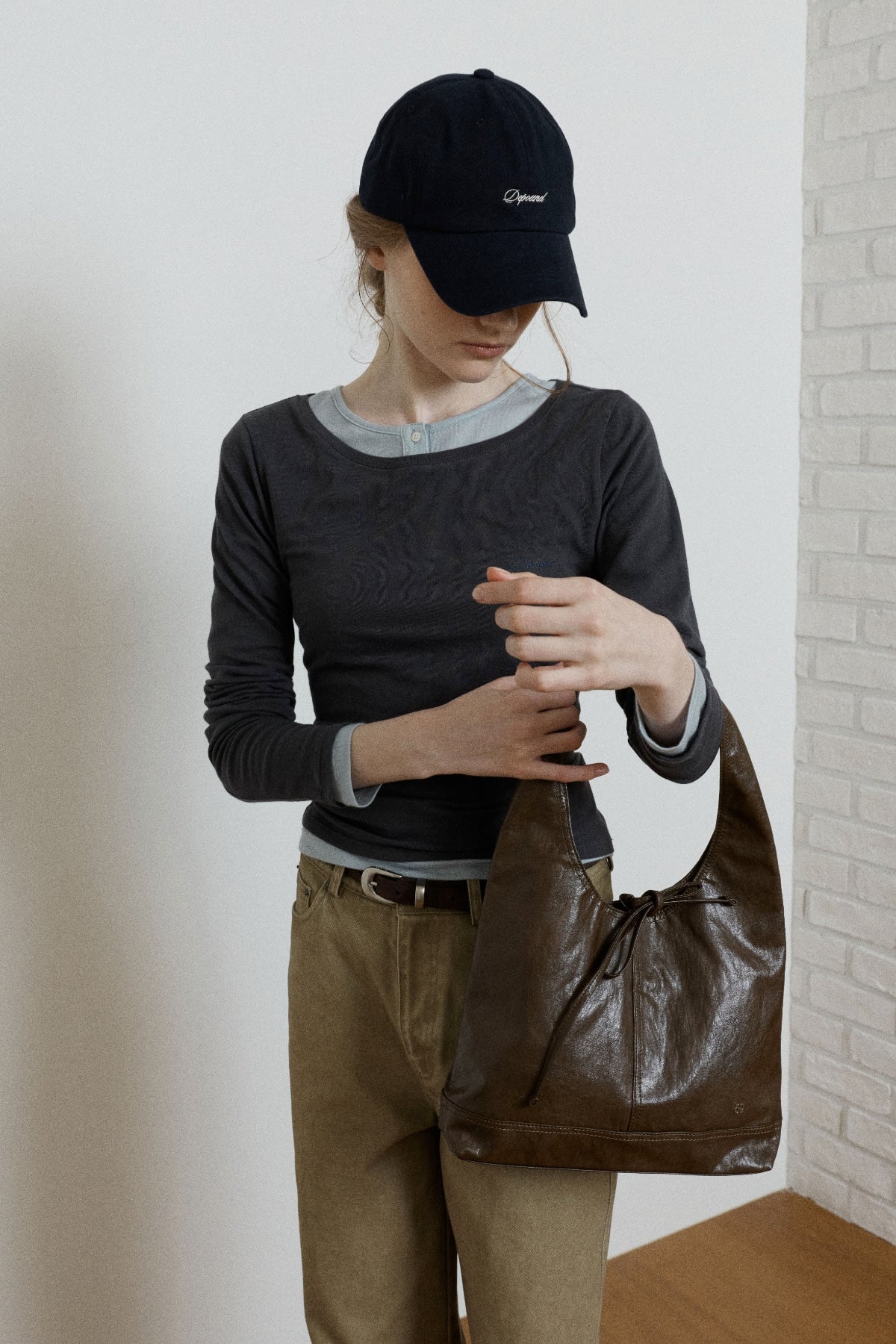 【YOONA同款】 EDITION LETTERING LOGO BALL CAP