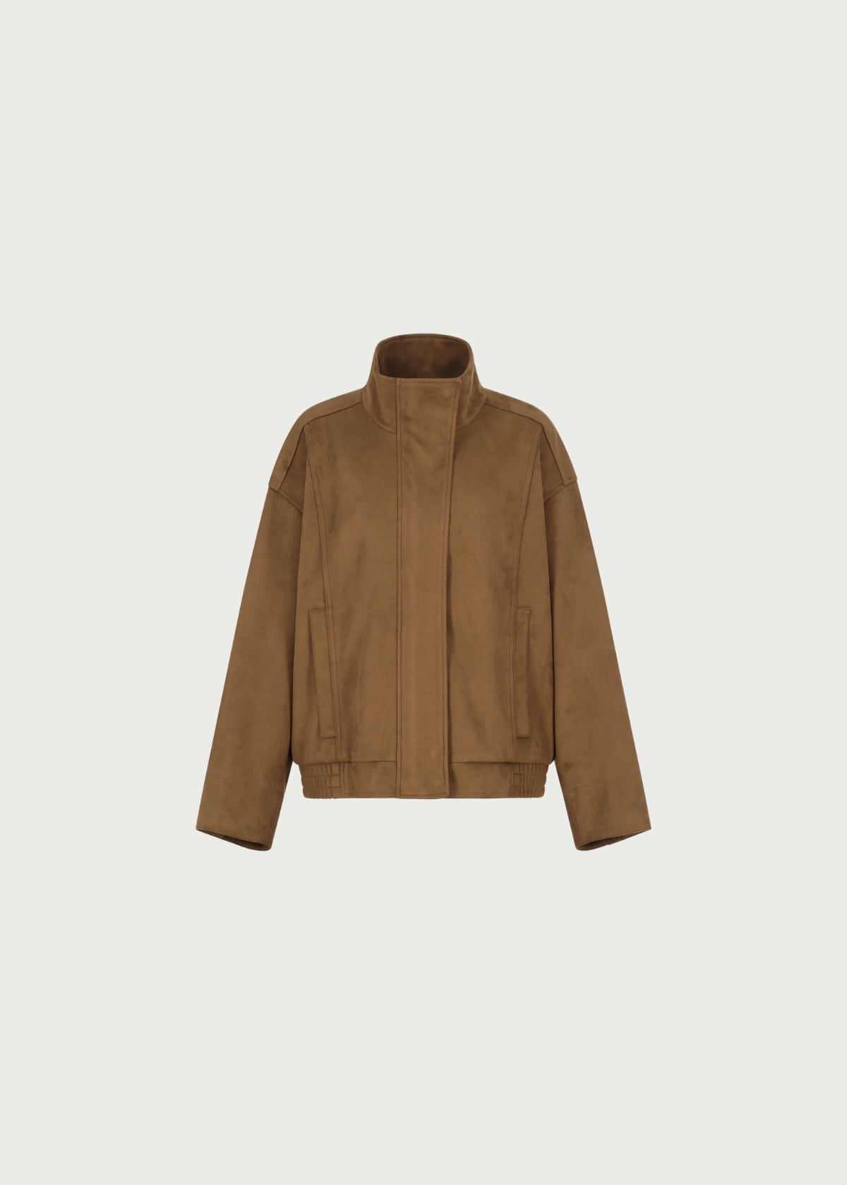 【YOONA同款】 HIGH NECK SUEDE JACKET