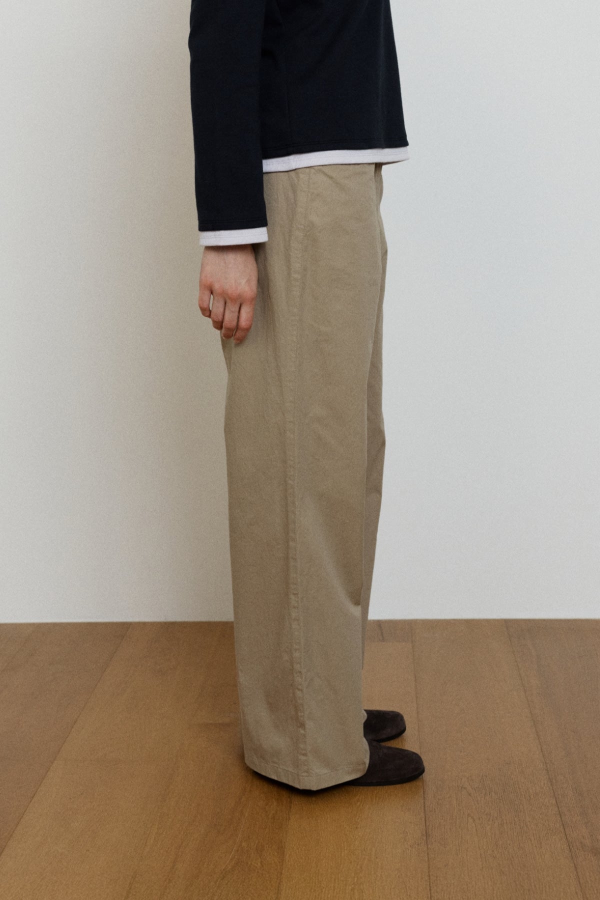 【YOONA同款】 COTTON BACK BANDING PANTS