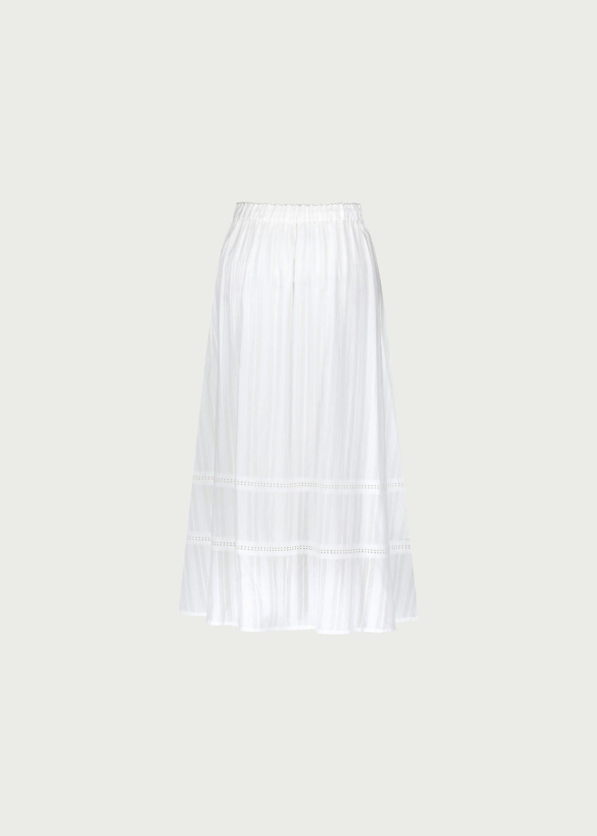 【YOONA同款】 EYELET BUTTON LAYERED SKIRT