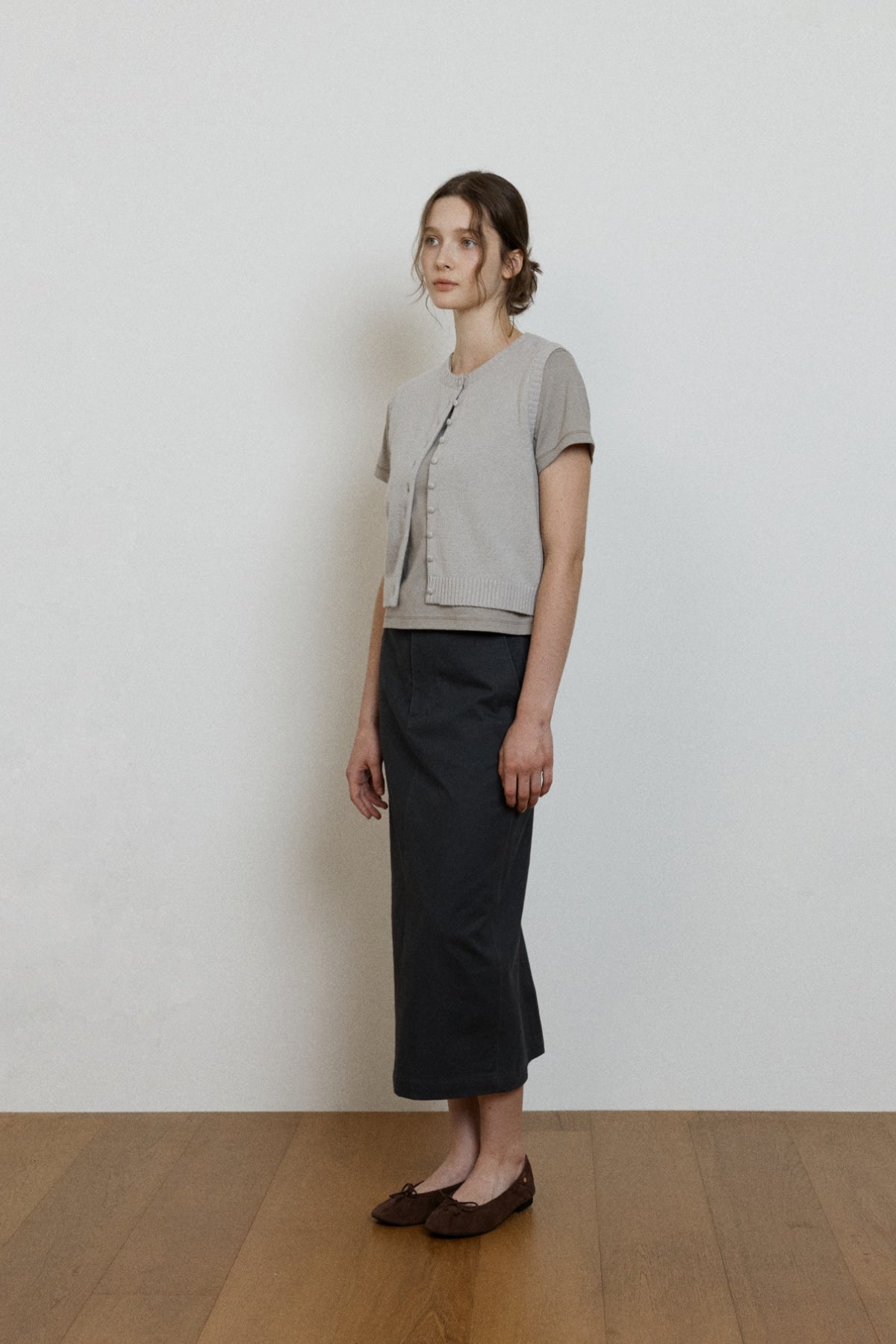 【YOONA同款】 BELTED H-LINE SKIRT