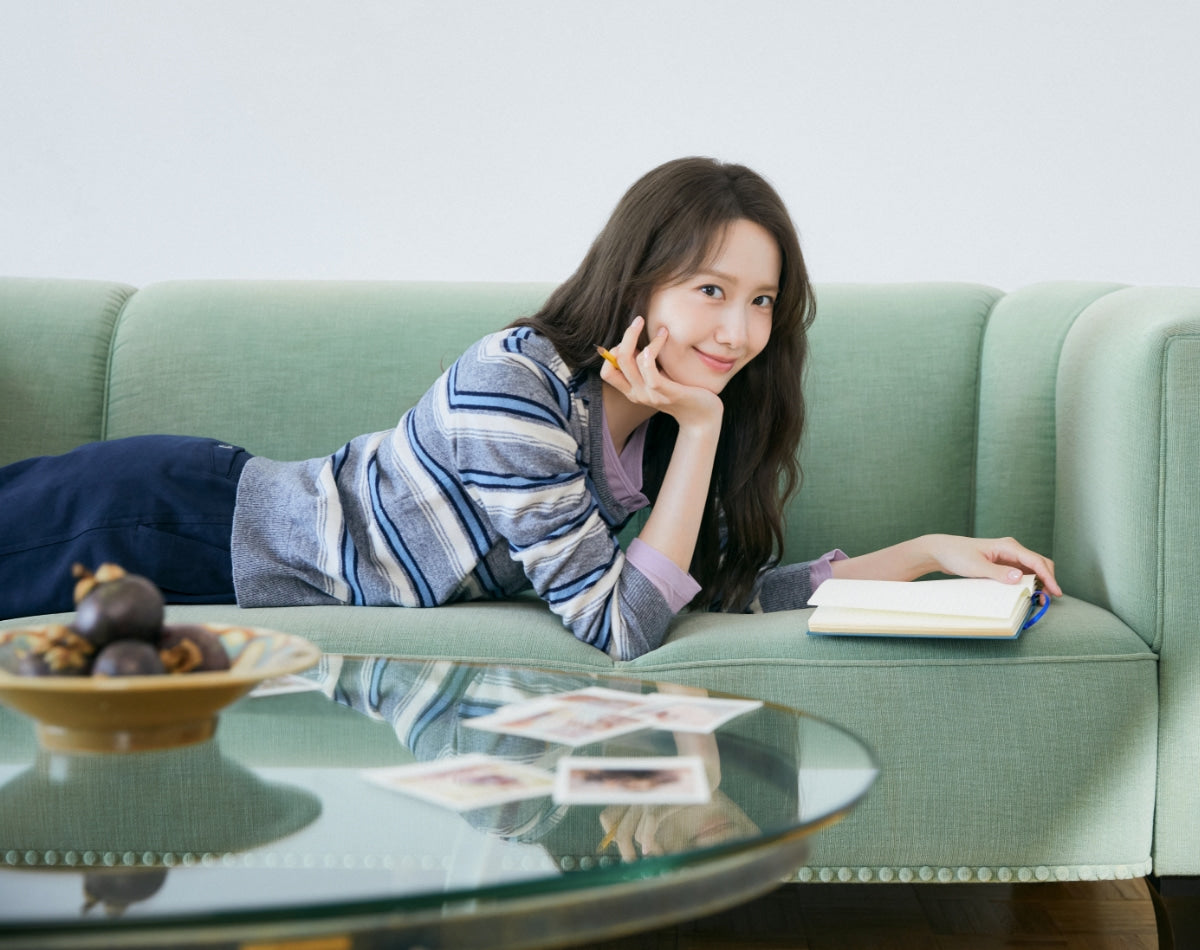 【YOONA同款】 WOOL STRIPE KNIT CARDIGAN