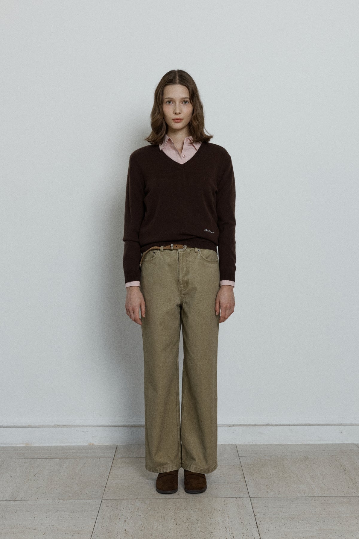 【YOONA同款】 WOOL V-NECK PULLOVER