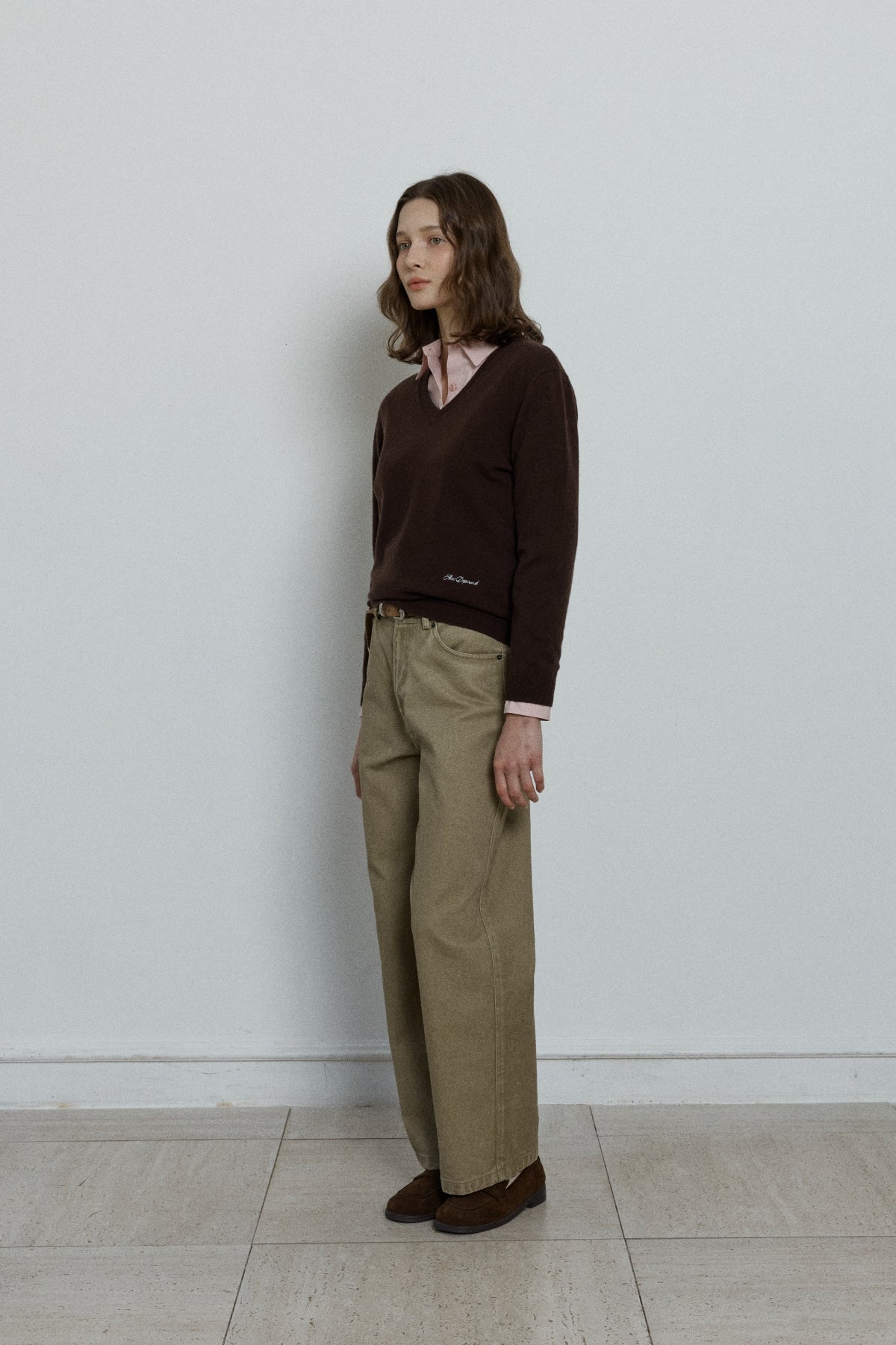 【YOONA同款】 WOOL V-NECK PULLOVER