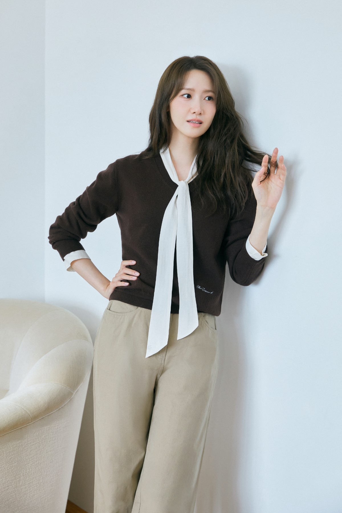【YOONA同款】 WOOL V-NECK PULLOVER