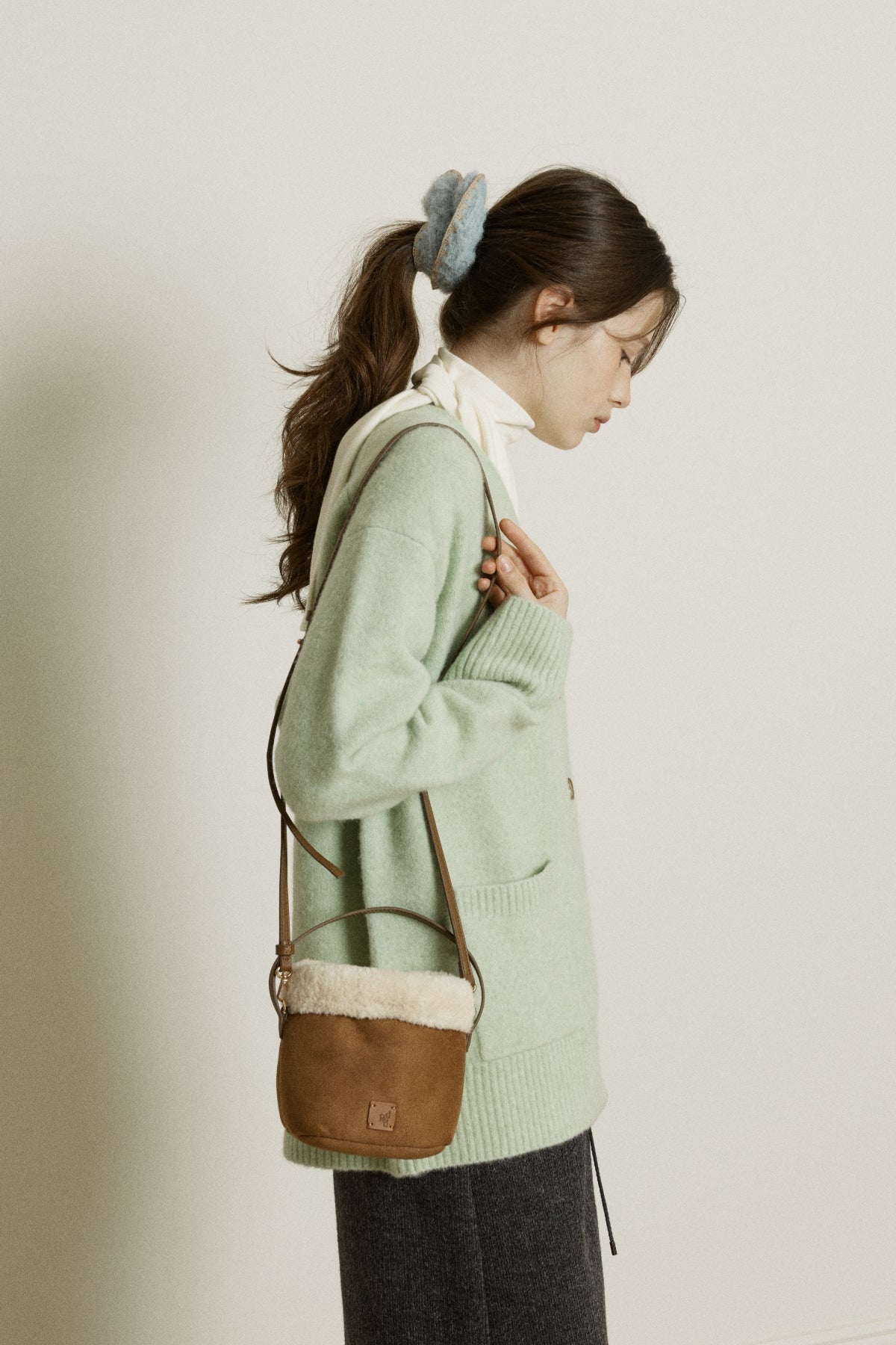 【YOONA同款】 PETIT SCONE MUSTANG BAG
