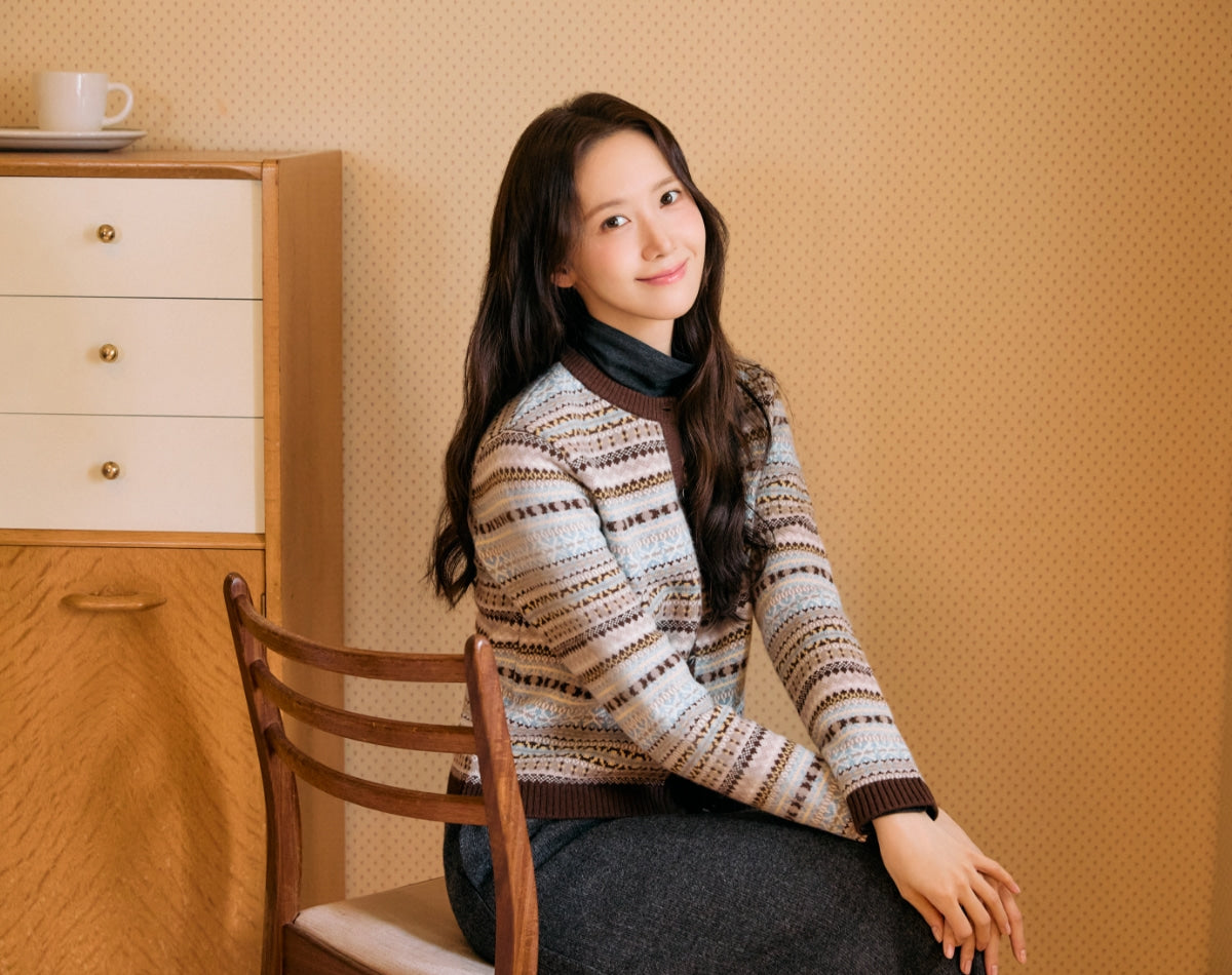 【YOONA同款】 FAIR ISLE WOOL CARDIGAN