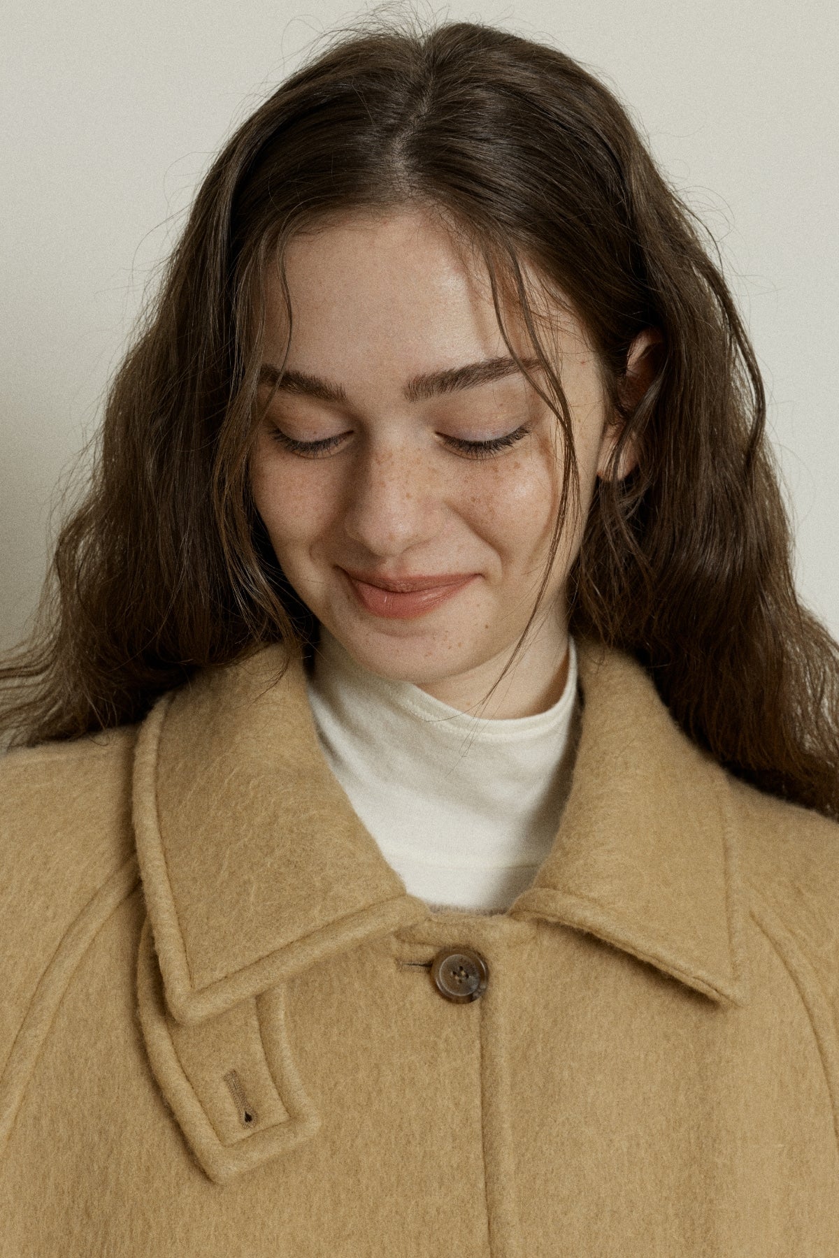 【YOONA同款】 WOOL BALMACAAN HALF COAT