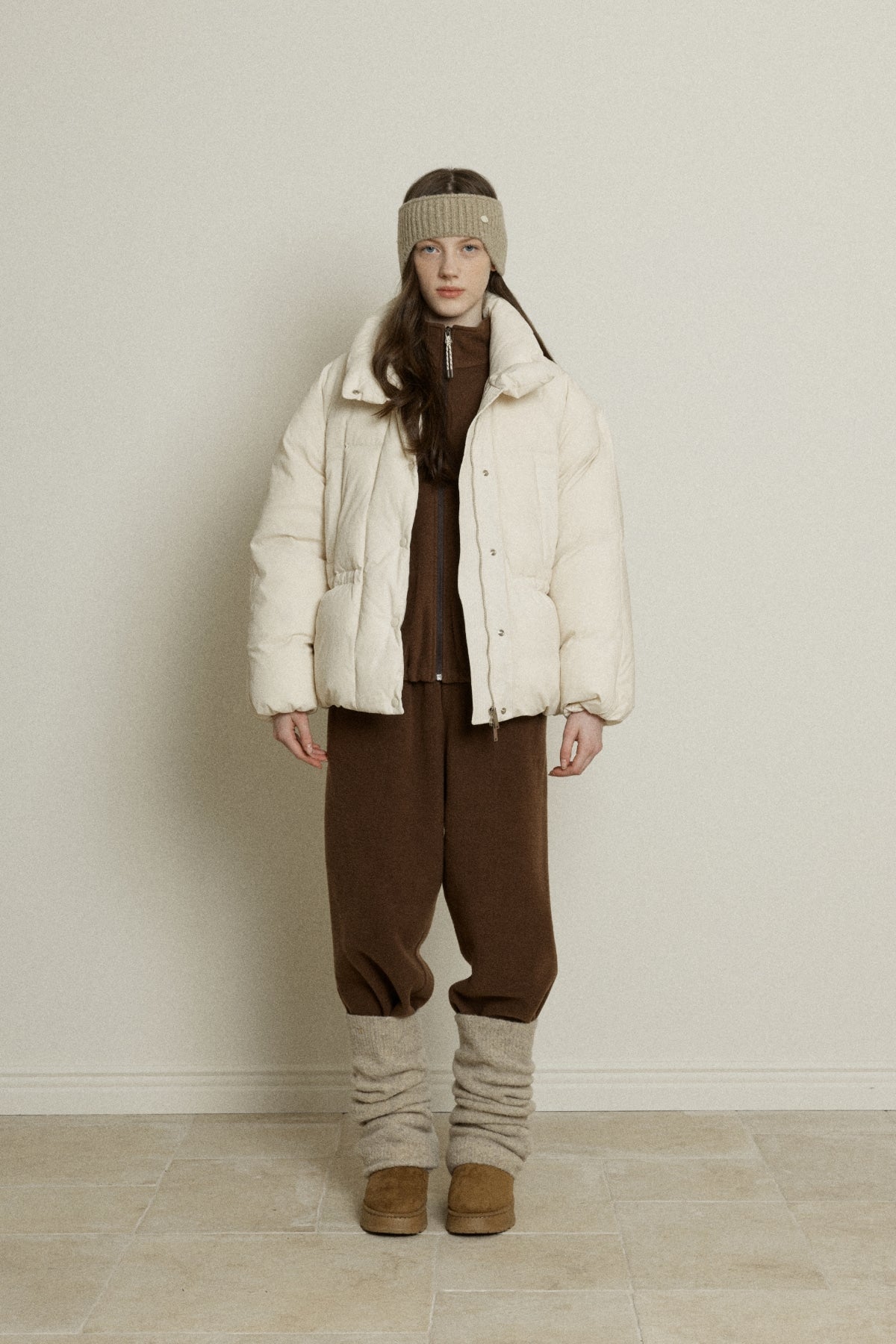 【YOONA同款】 SIGNATURE DUCK DOWN HALF JUMPER