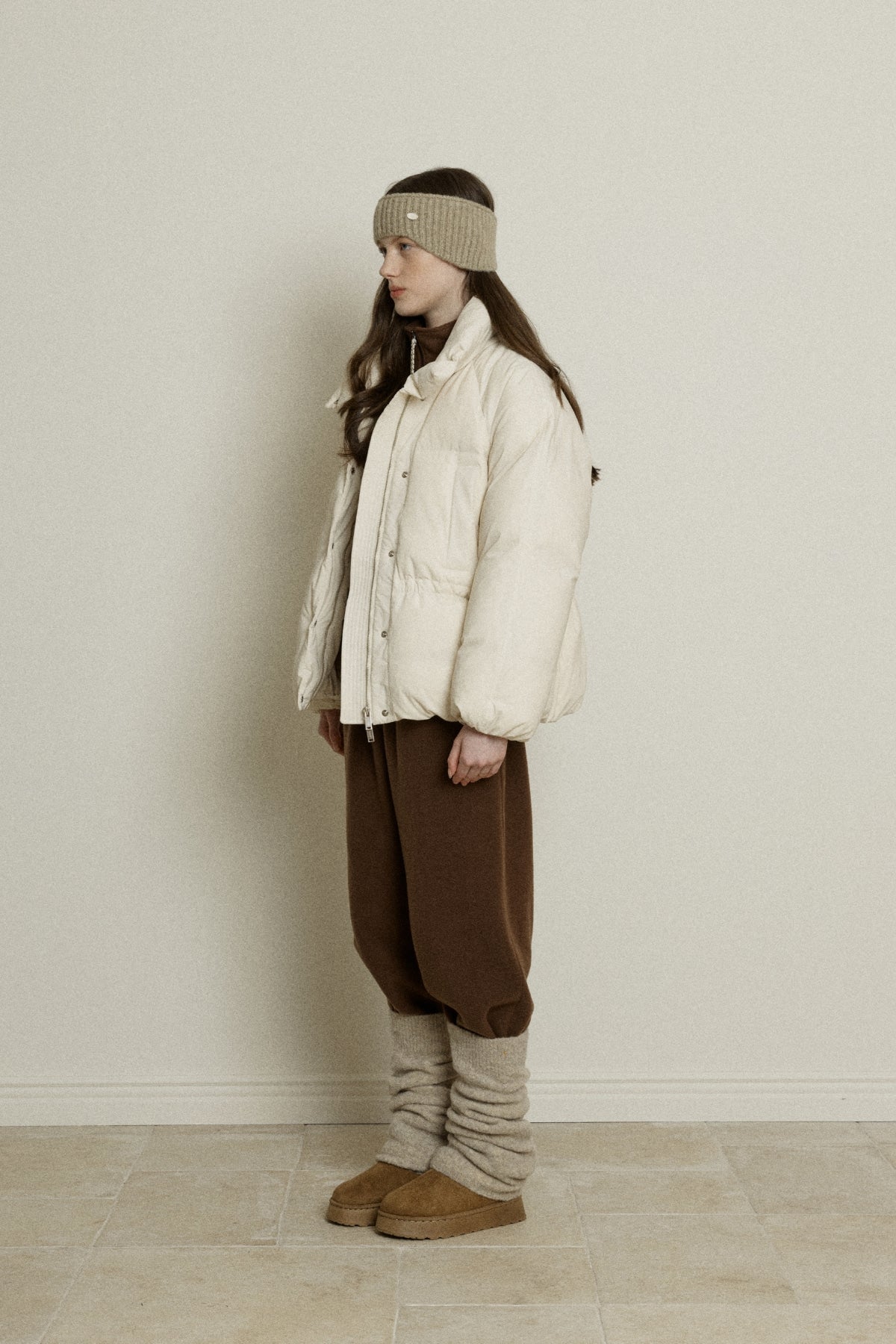 【YOONA同款】 SIGNATURE DUCK DOWN HALF JUMPER