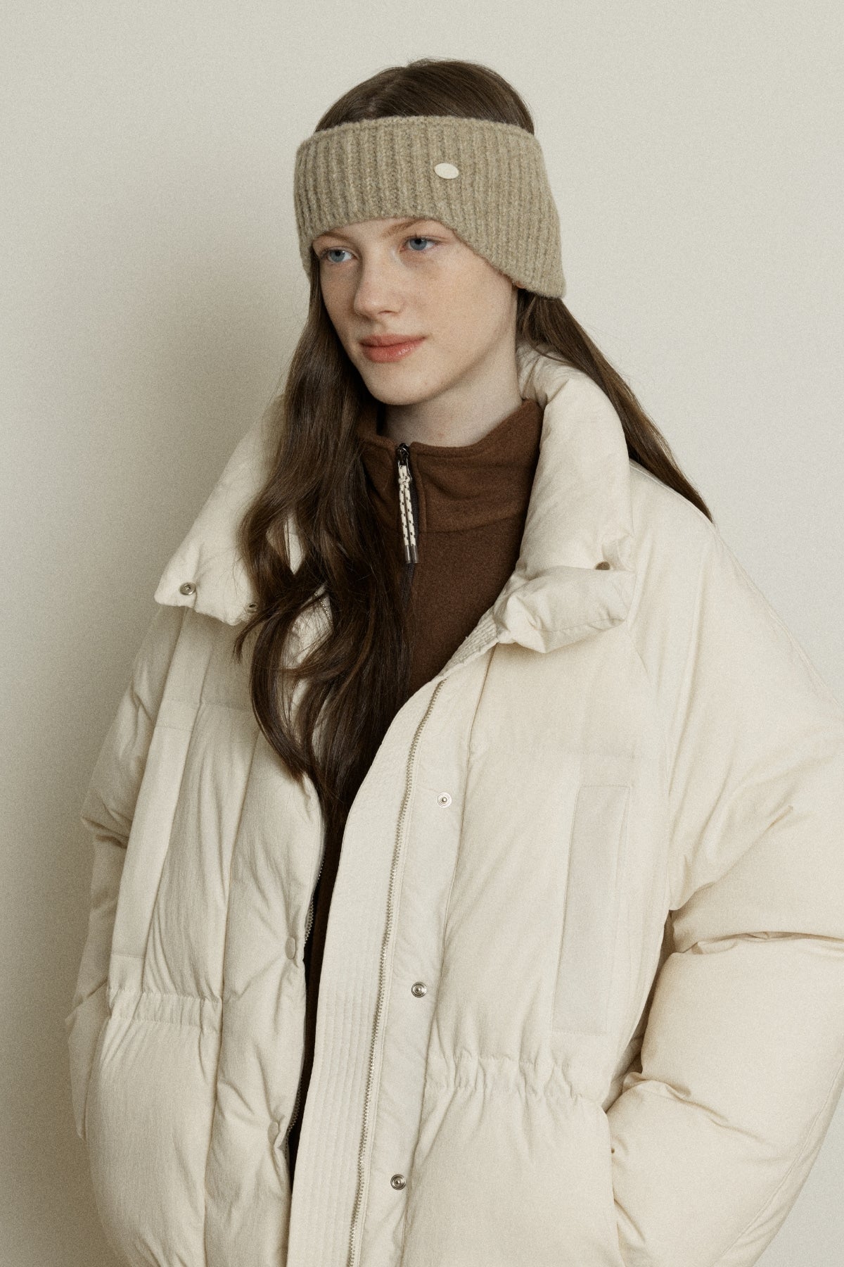 【YOONA同款】 SIGNATURE DUCK DOWN HALF JUMPER