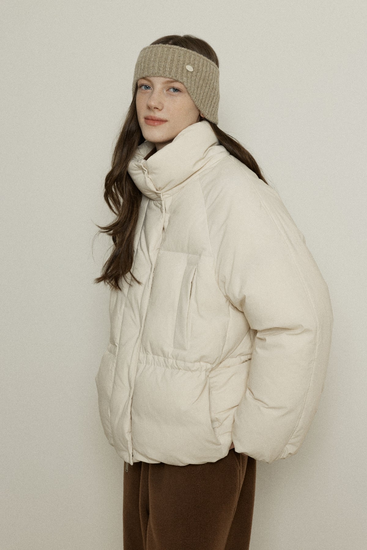 【YOONA同款】 SIGNATURE DUCK DOWN HALF JUMPER
