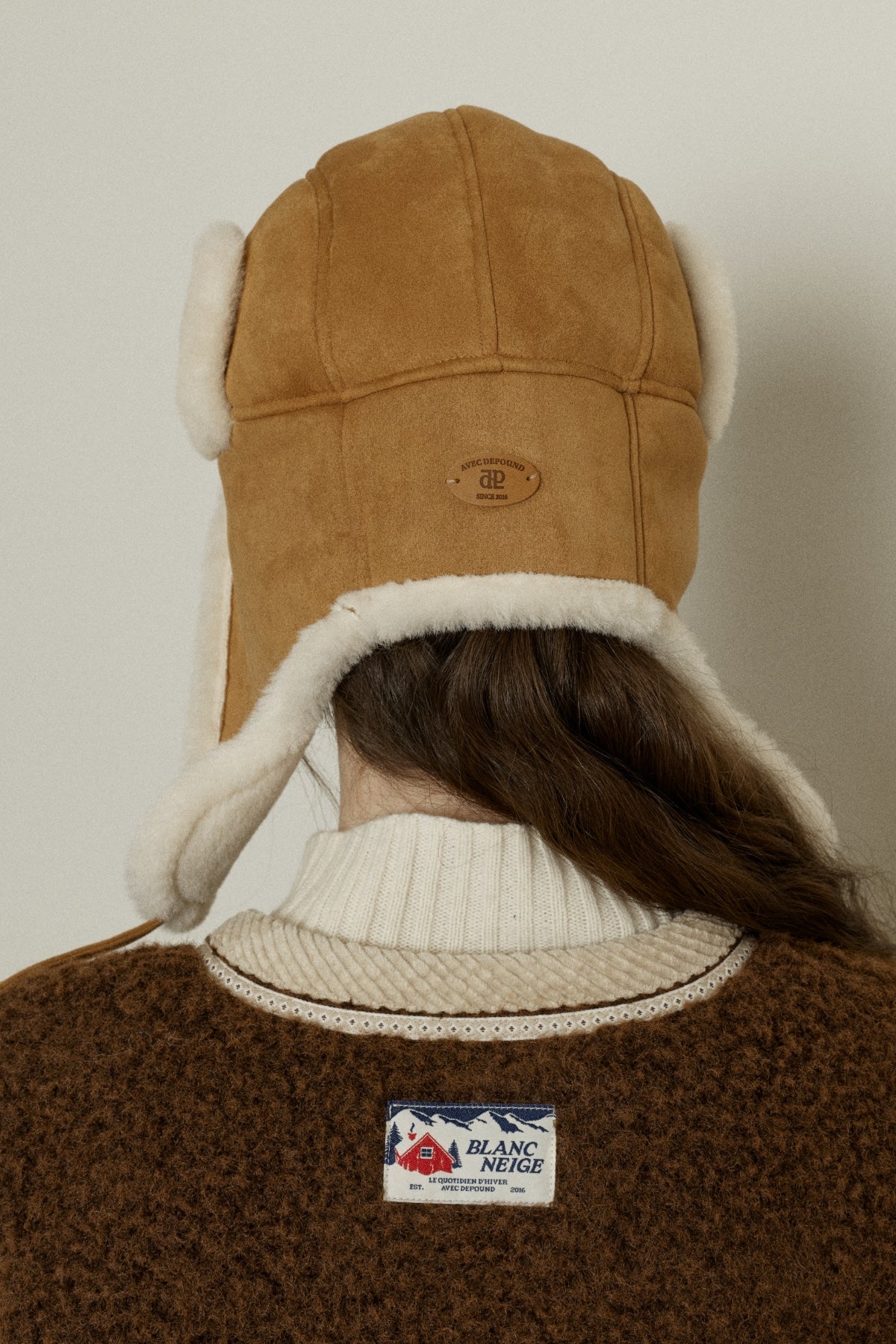 【YOONA同款】 SHEARLING MUSTANG TRAPPER HAT