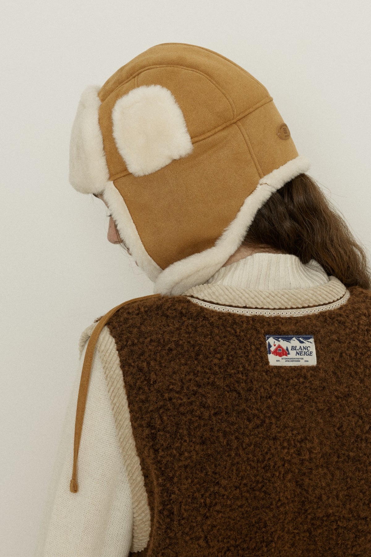 【YOONA同款】 SHEARLING MUSTANG TRAPPER HAT