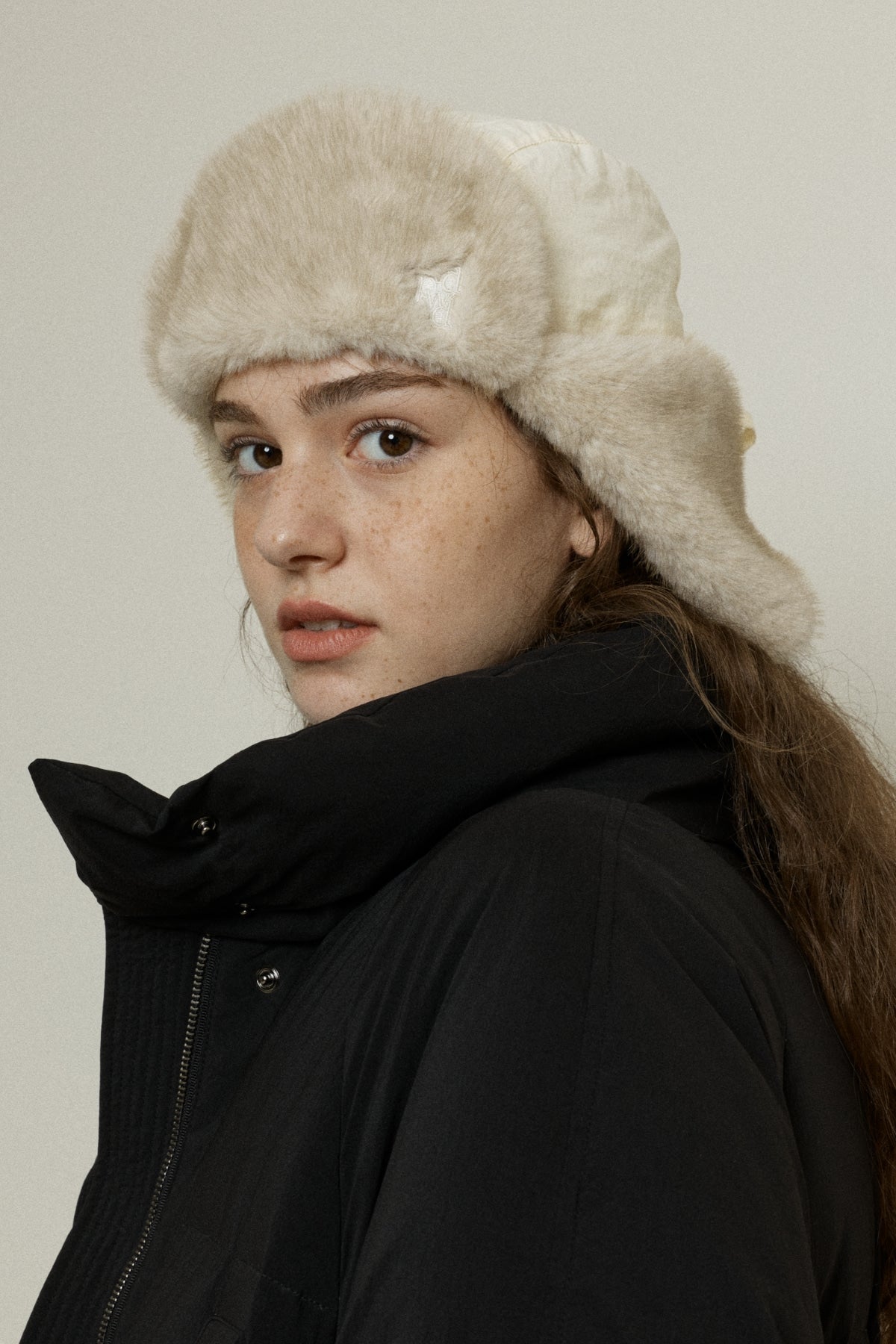 【YOONA同款】 FAUX FUR TRAPPER HAT