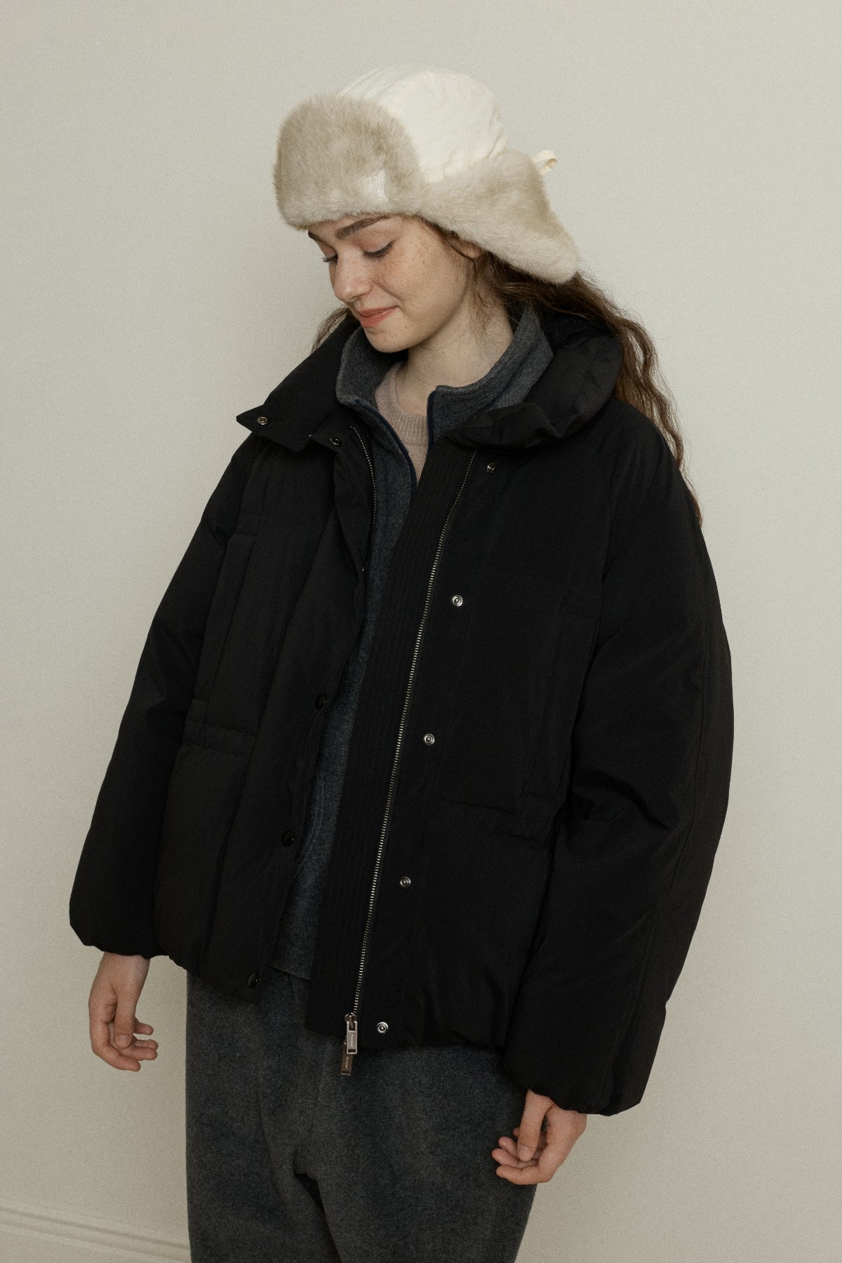 【YOONA同款】 FAUX FUR TRAPPER HAT