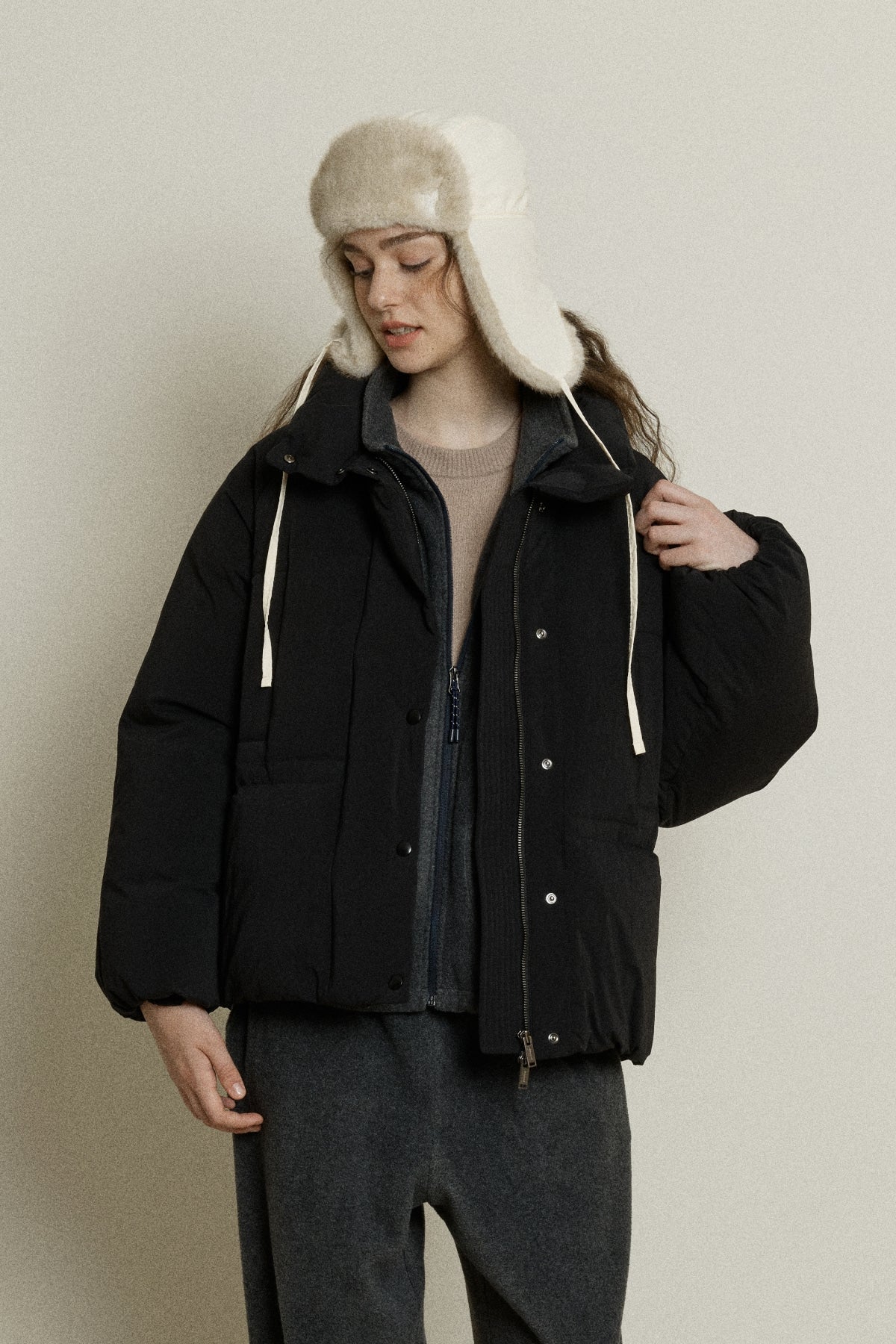 【YOONA同款】 FAUX FUR TRAPPER HAT