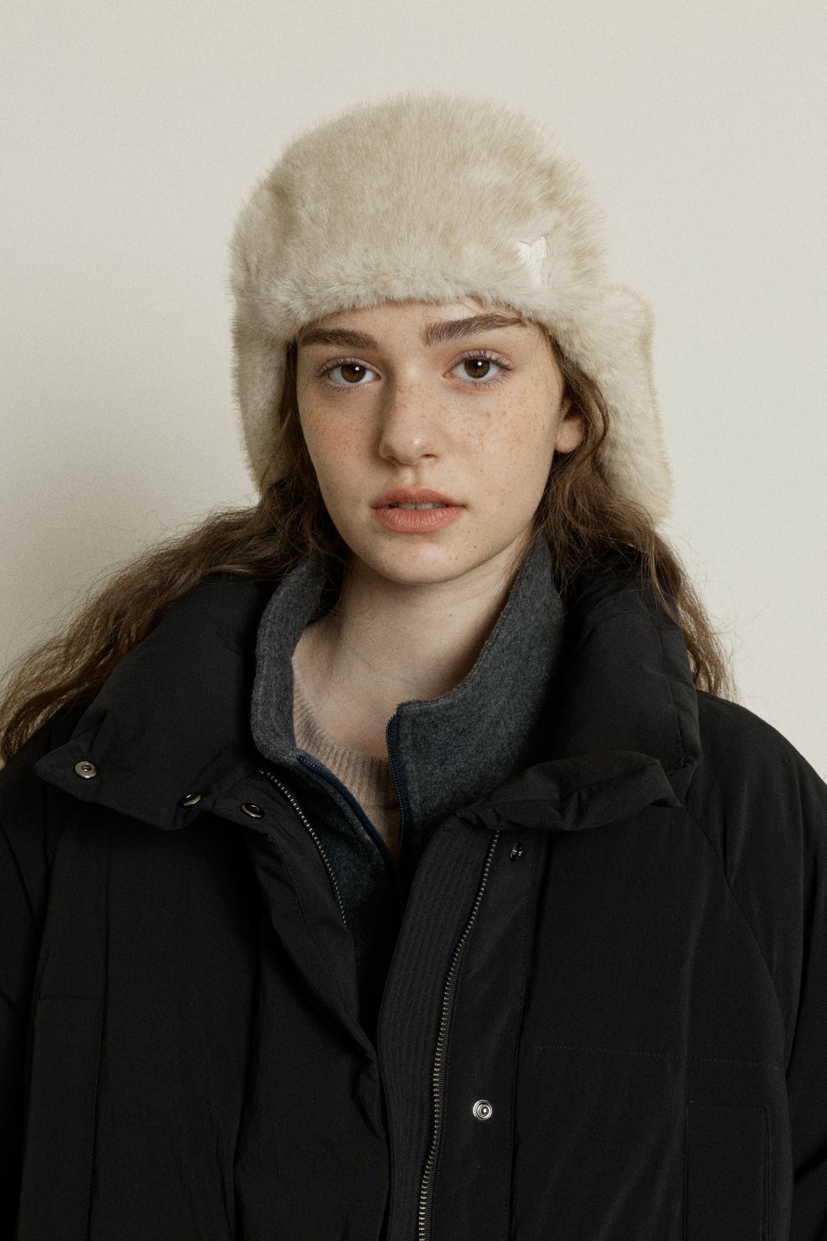 【YOONA同款】 FAUX FUR TRAPPER HAT