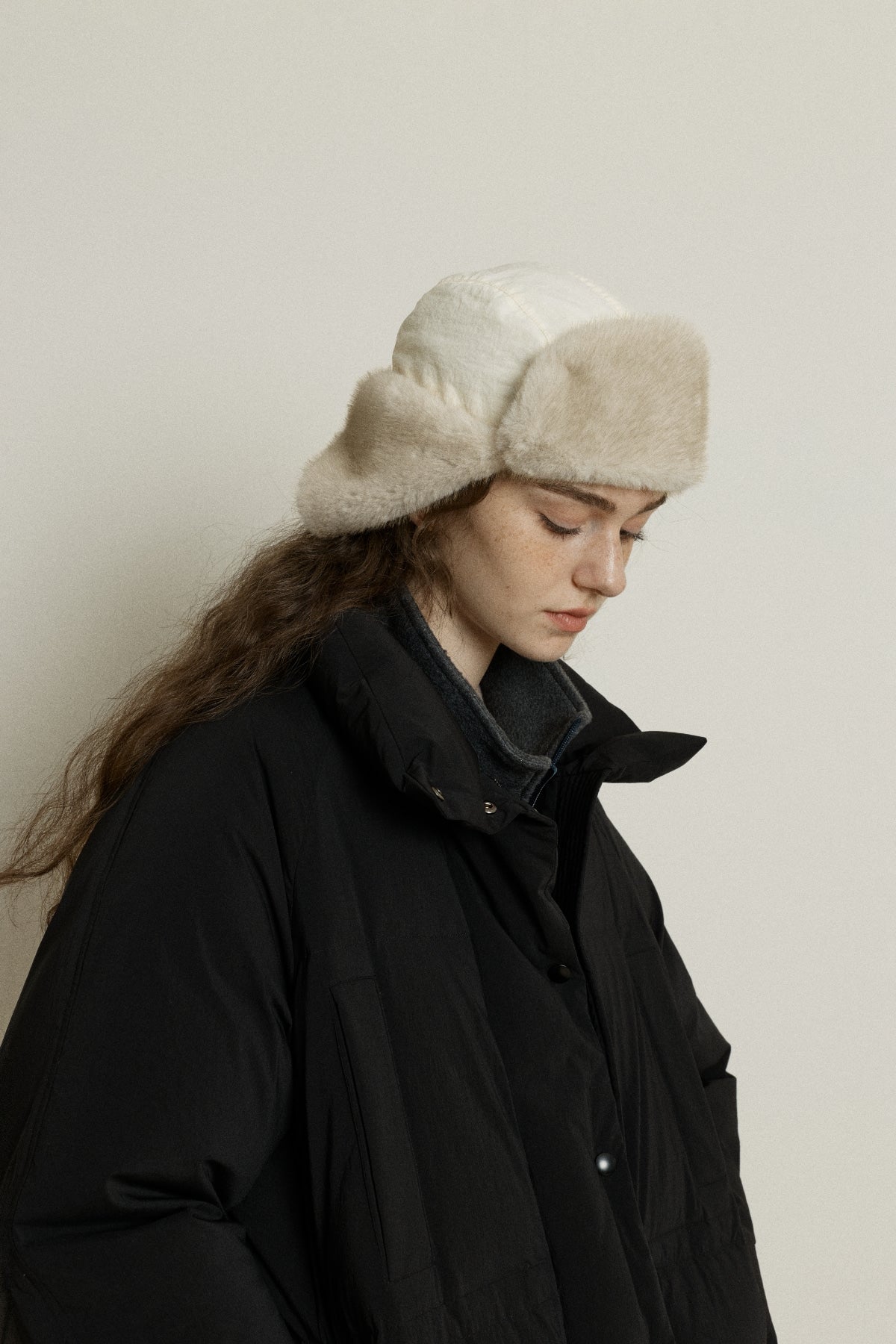 【YOONA同款】 FAUX FUR TRAPPER HAT