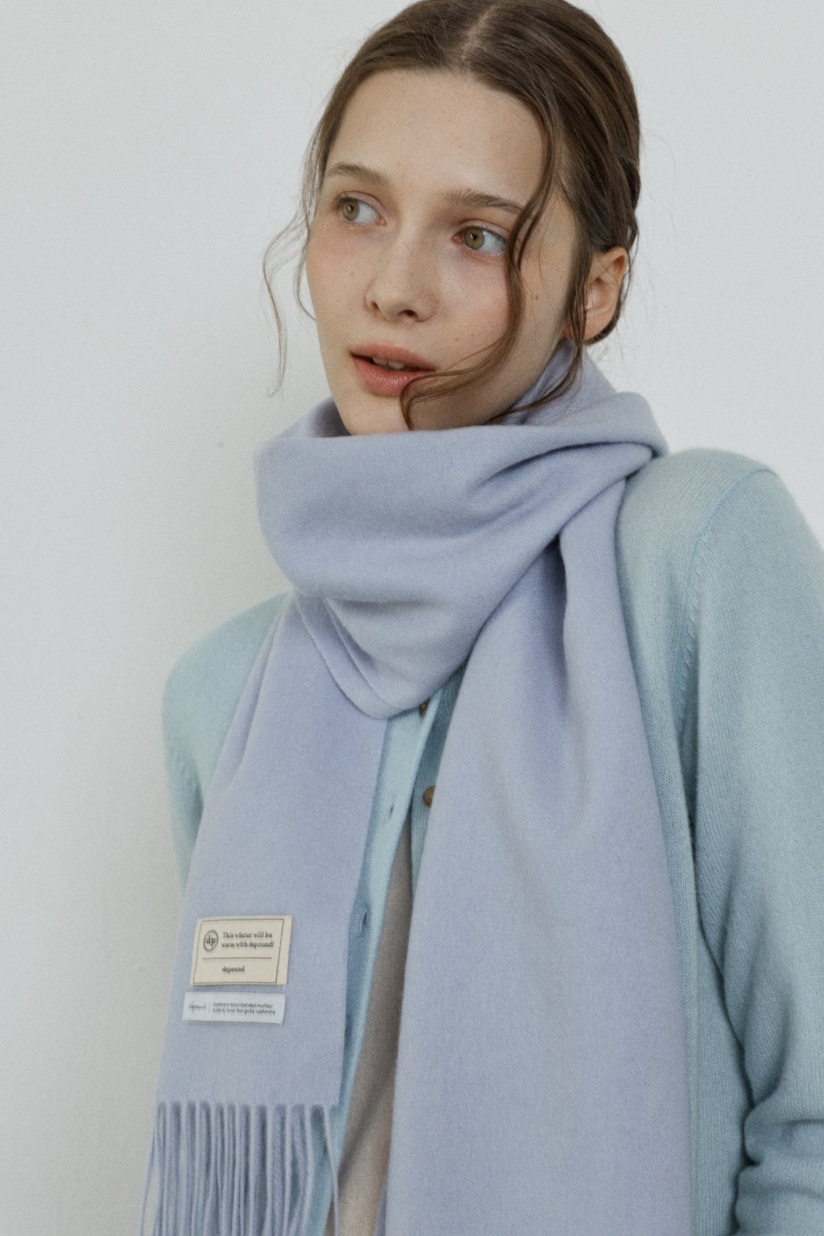【YOONA同款】 CASHMERE WOOL BLENDED MUFFLER
