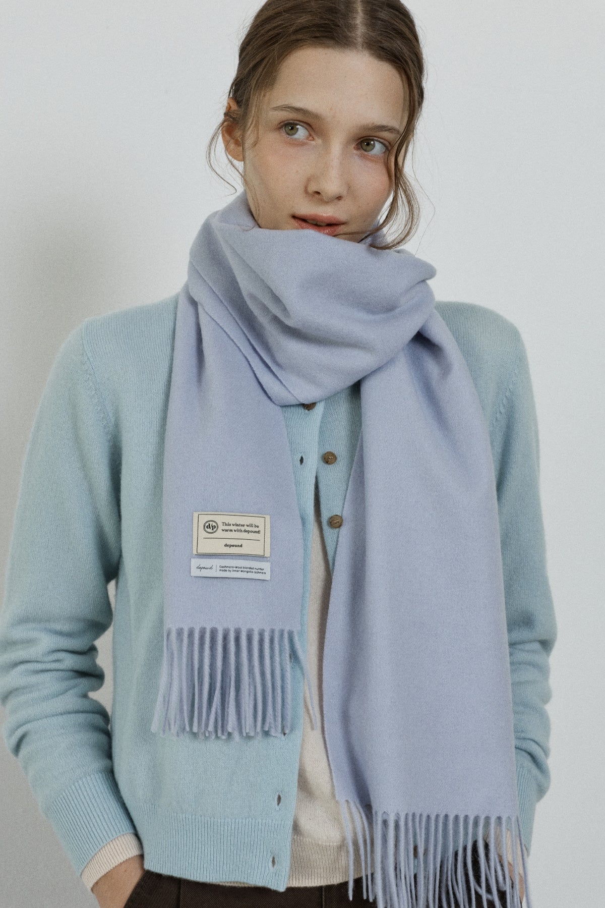 【YOONA同款】 CASHMERE WOOL BLENDED MUFFLER