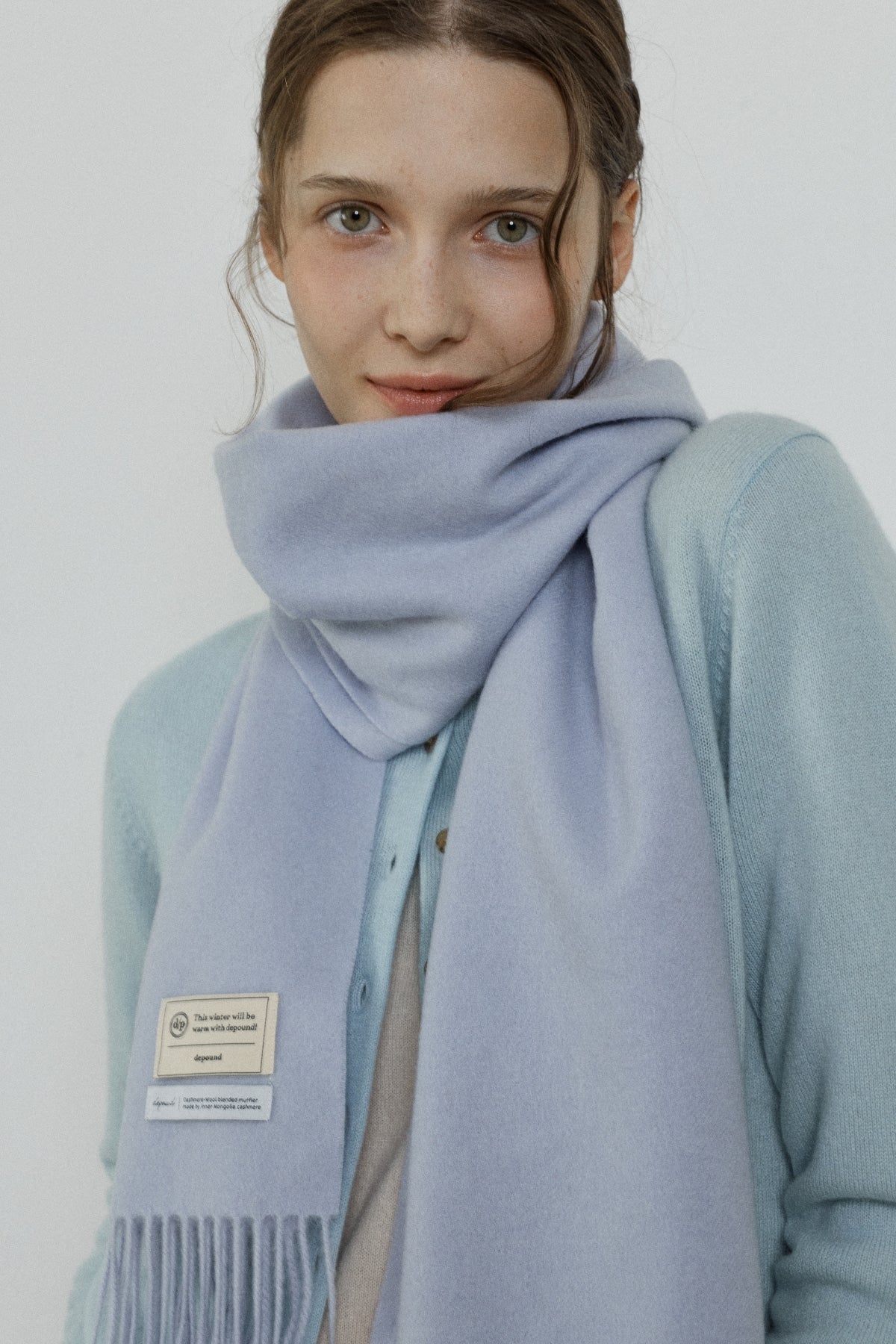 【YOONA同款】 CASHMERE WOOL BLENDED MUFFLER