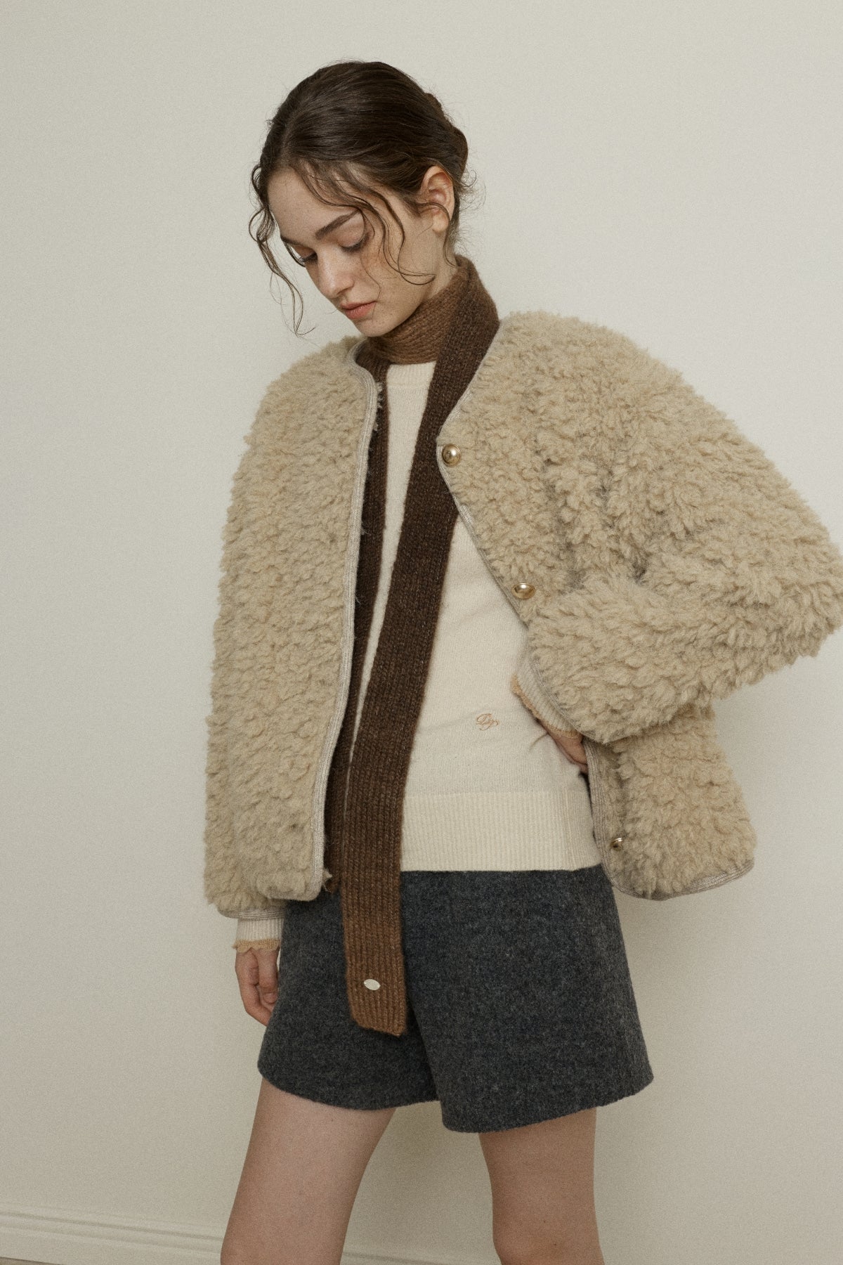 【YOONA同款】 GRADIENT SLIM MUFFLER