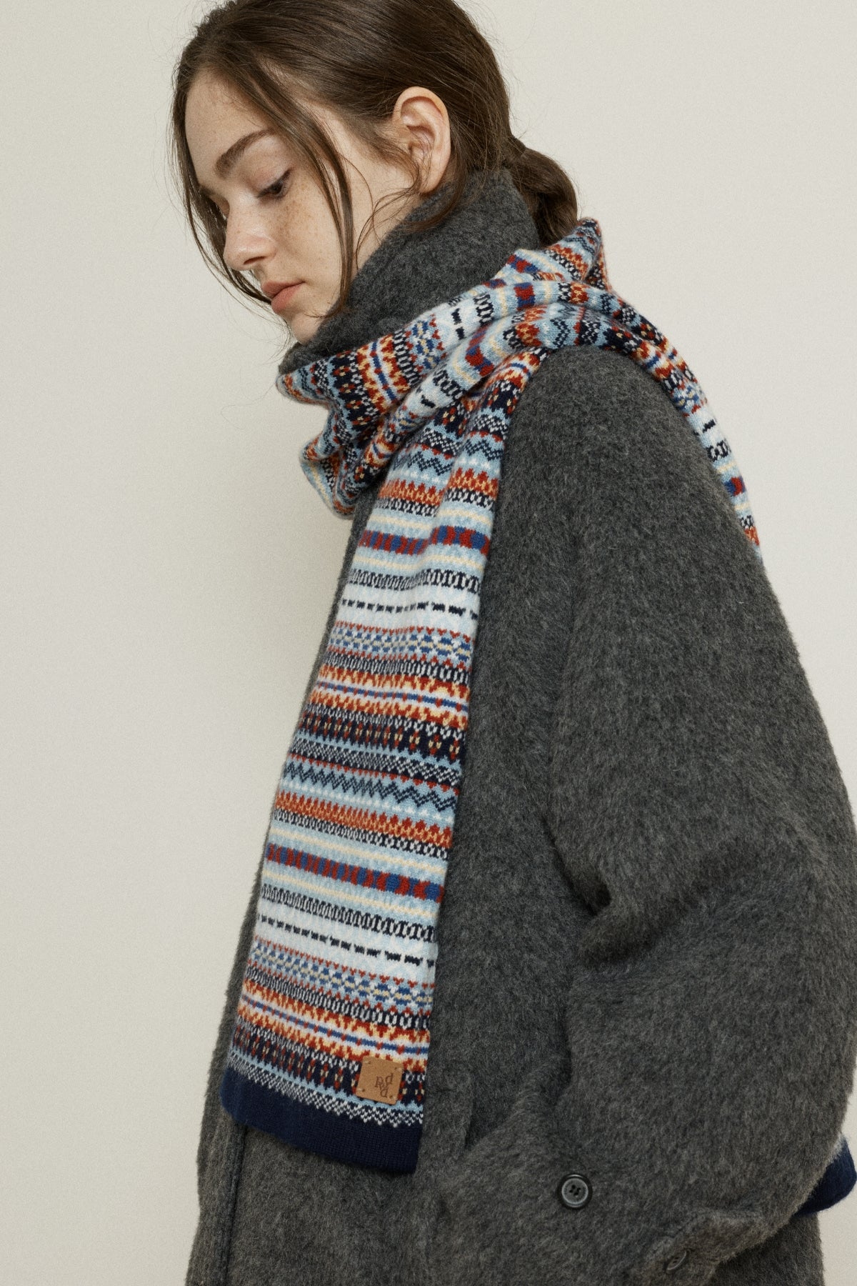 【YOONA同款】 FAIR ISLE WOOL MUFFLER